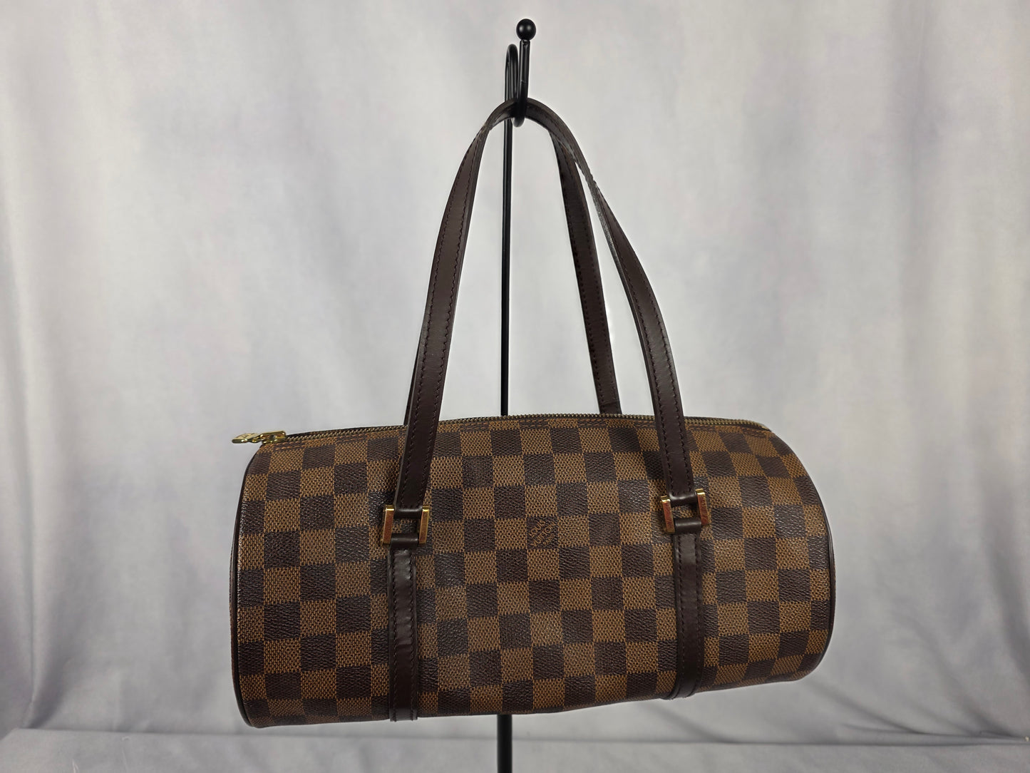 Louis Vuitton Vintage Damier Ebene Papillion 30 and Mini Pouch