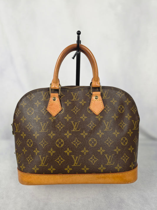 LOUIS VUITTON VINTAGE MONOGRAM ALMA PM HANDBAG