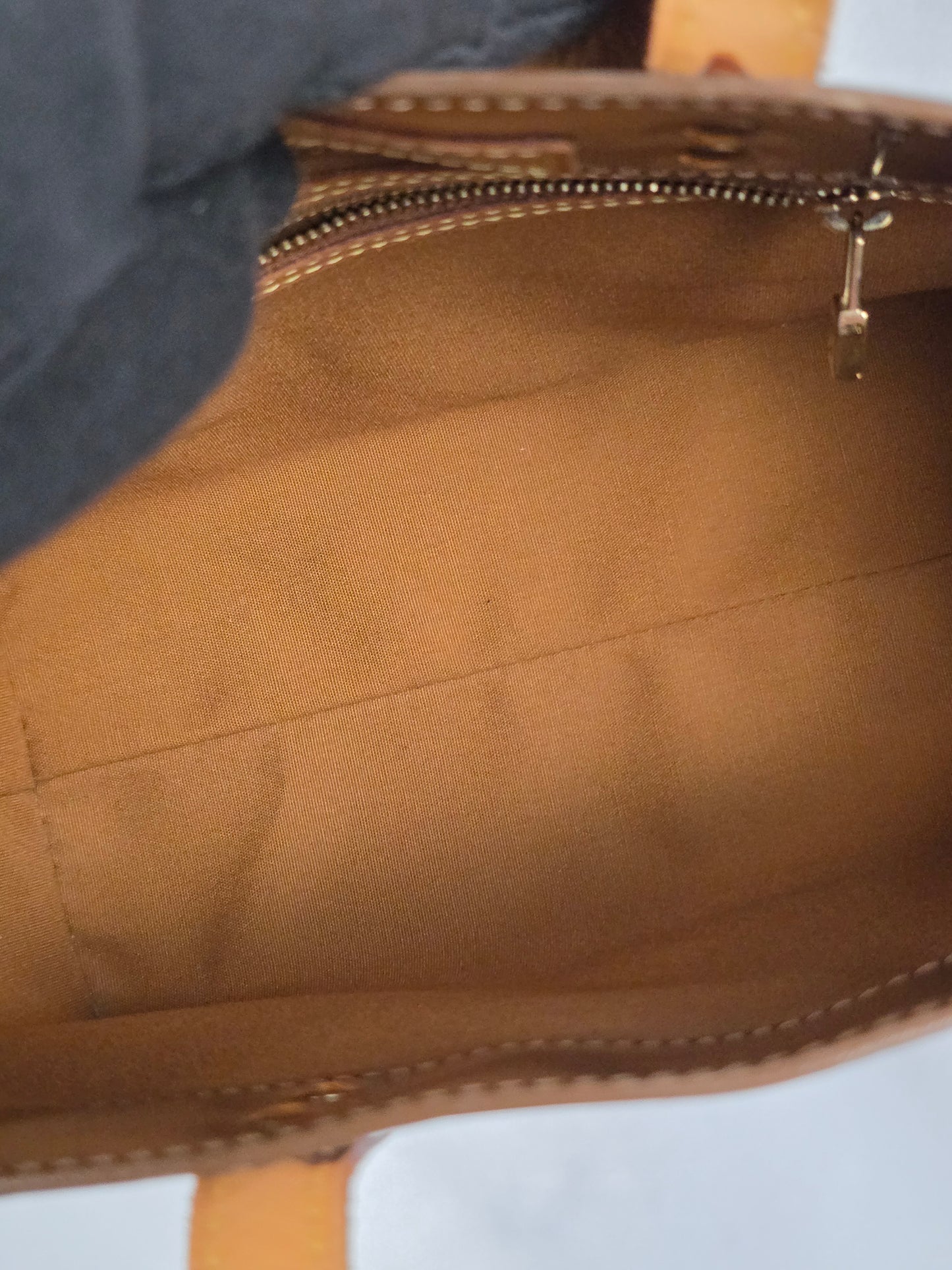 Louis Vuitton Bronze Monogram Vernis Reade PM Handbag