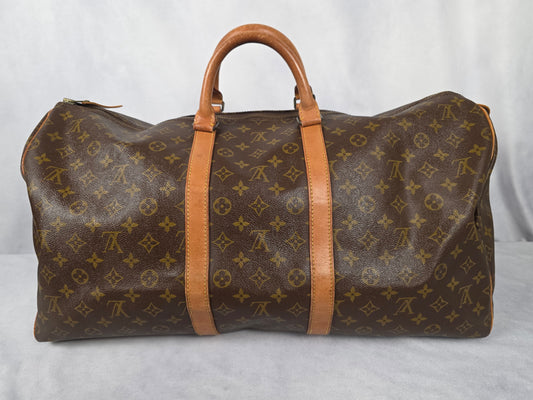 Louis Vuitton Vintage Monogram Canvas Keepall 55
