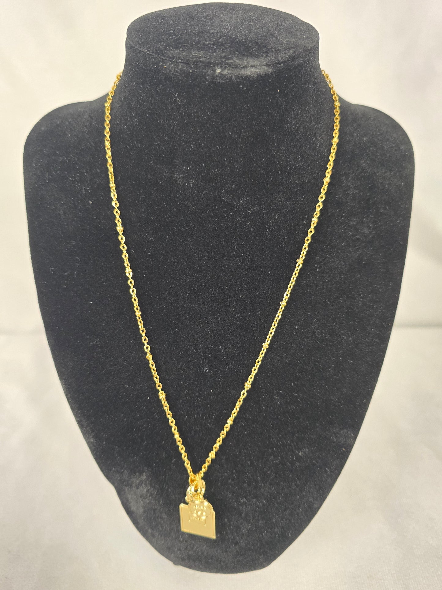 GWP Chanel Three Strand Pearl and Gold-tone Charm Necklace