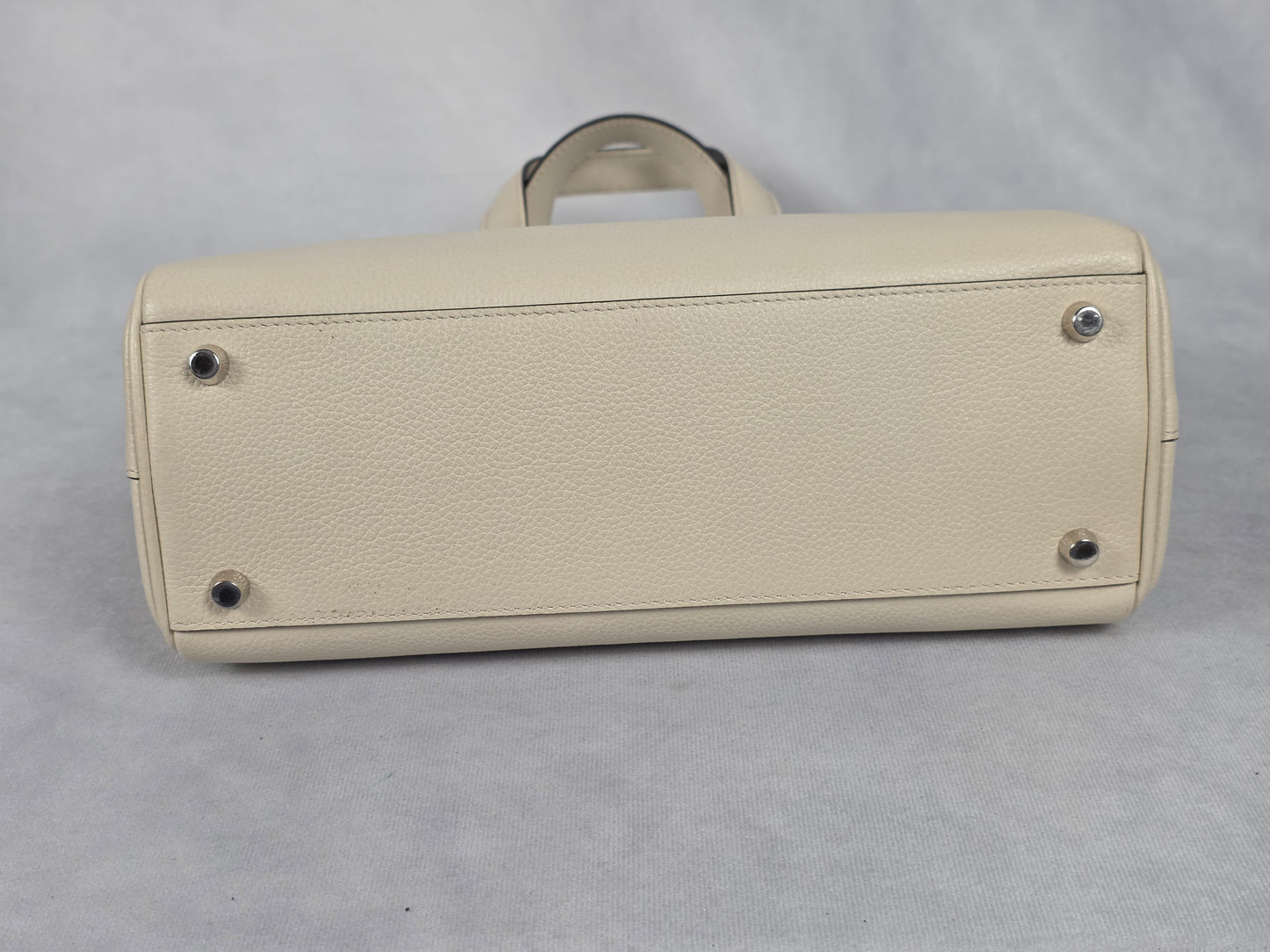 Gucci Zumi Ivory Top Handle Bag with Shoulder Strap