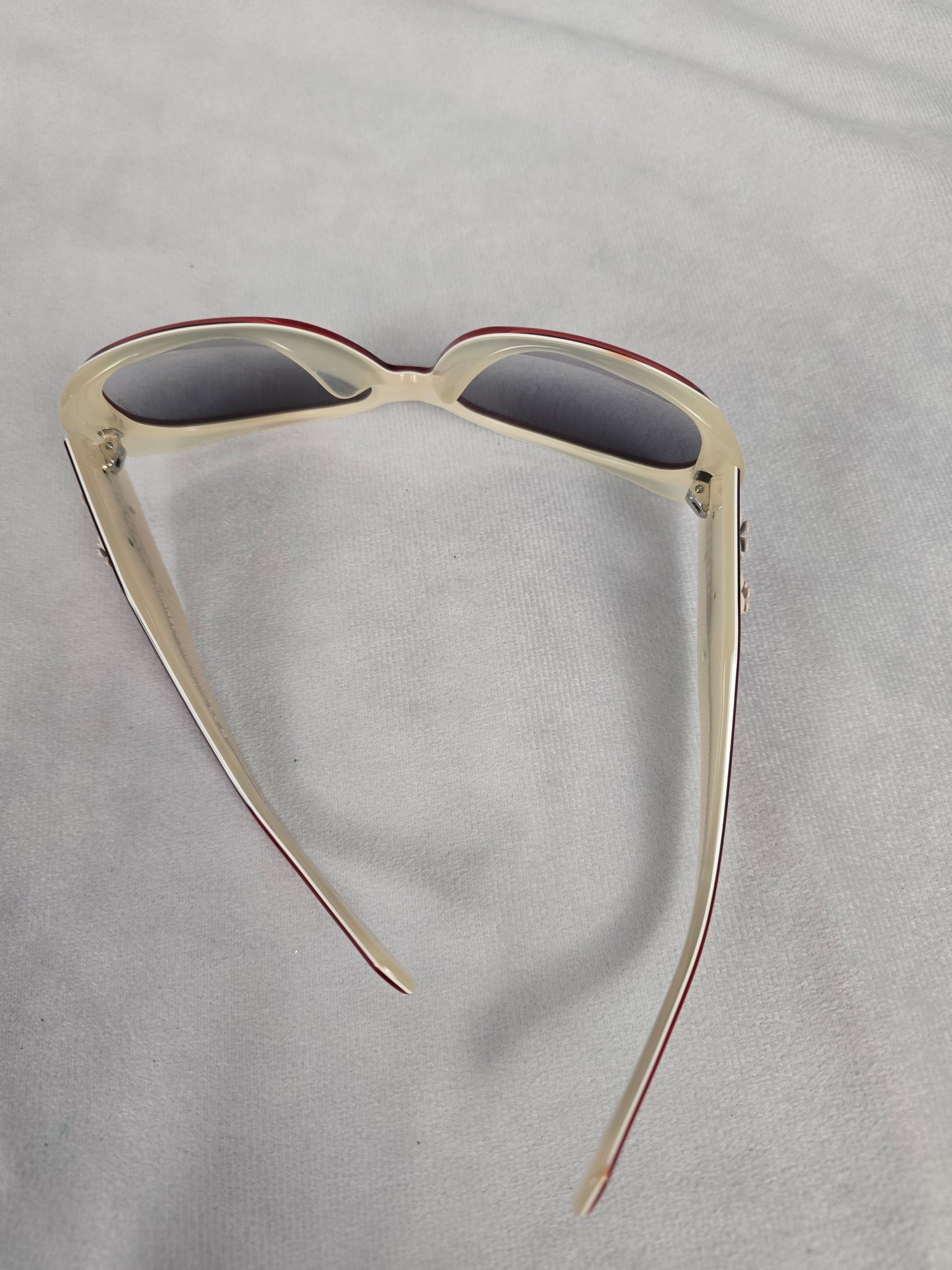 Chanel Camellia Flower Red Sunglasses