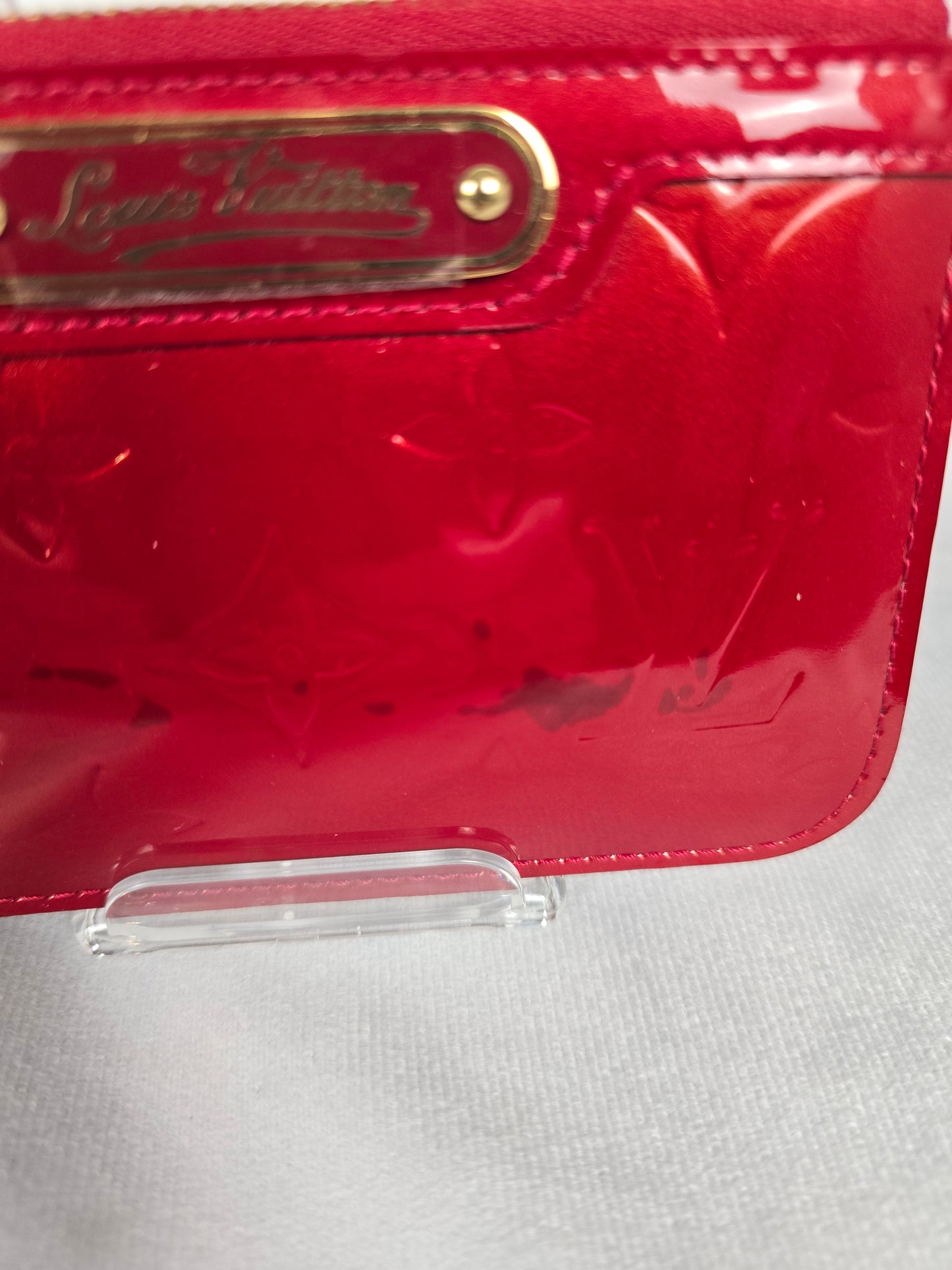 Louis Vuitton Red Vernis Key Pouch