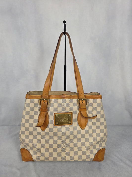 Louis Vuitton Hampstead MM Damier Azur Tote