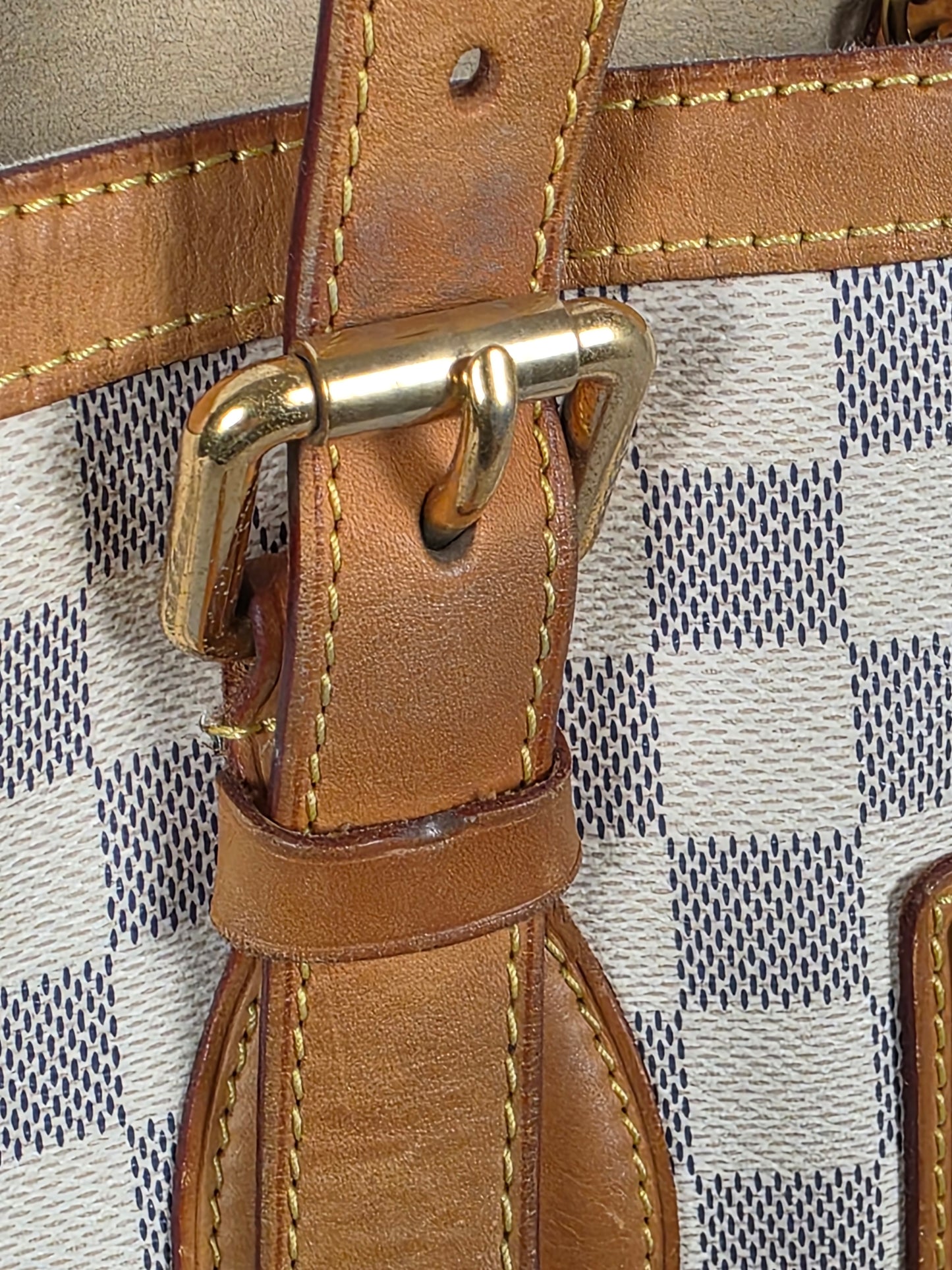 Louis Vuitton Hampstead MM Damier Azur Tote