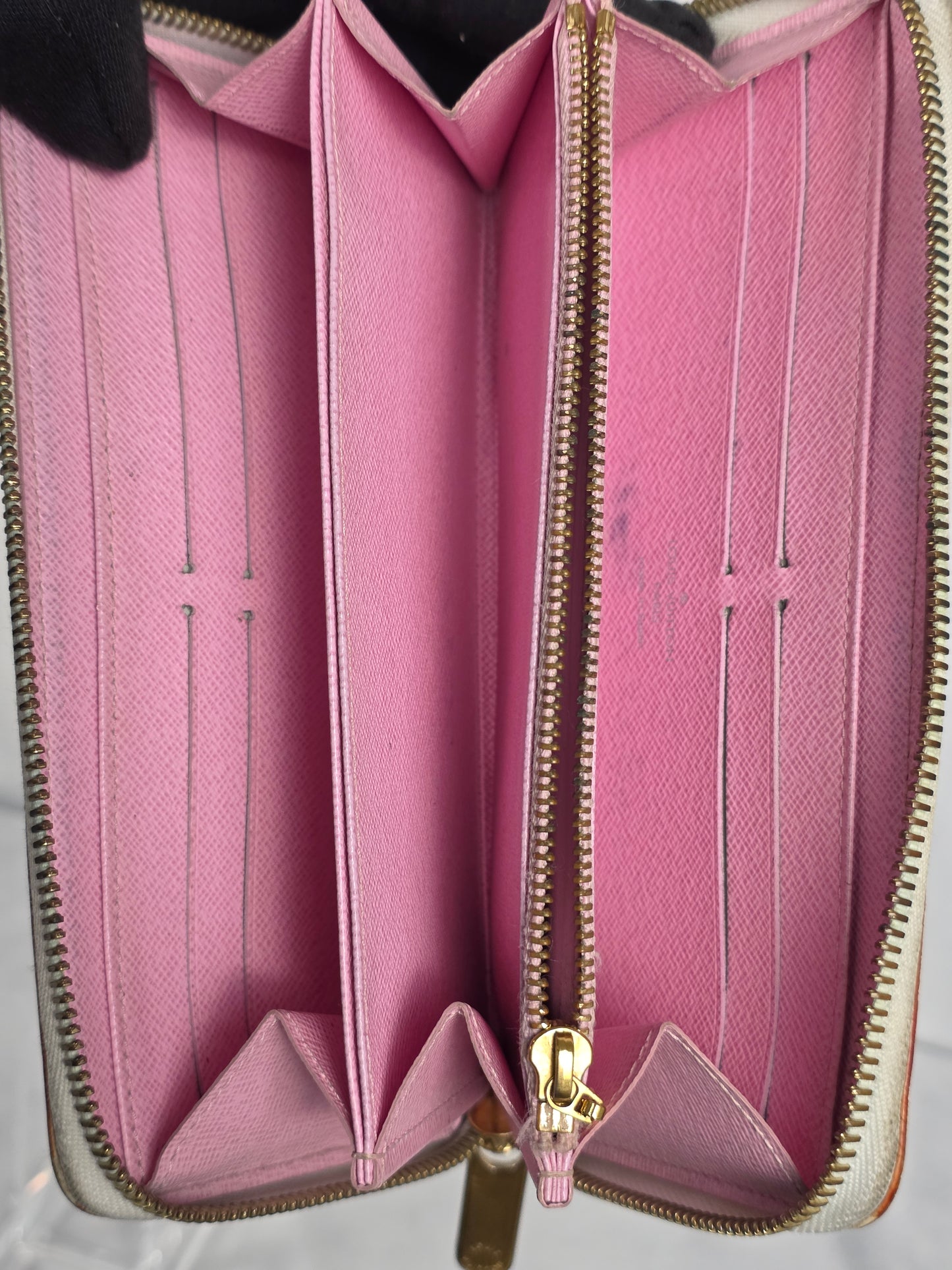 Louis Vuitton White Monogram Multicolor Murakami Zippy Wallet