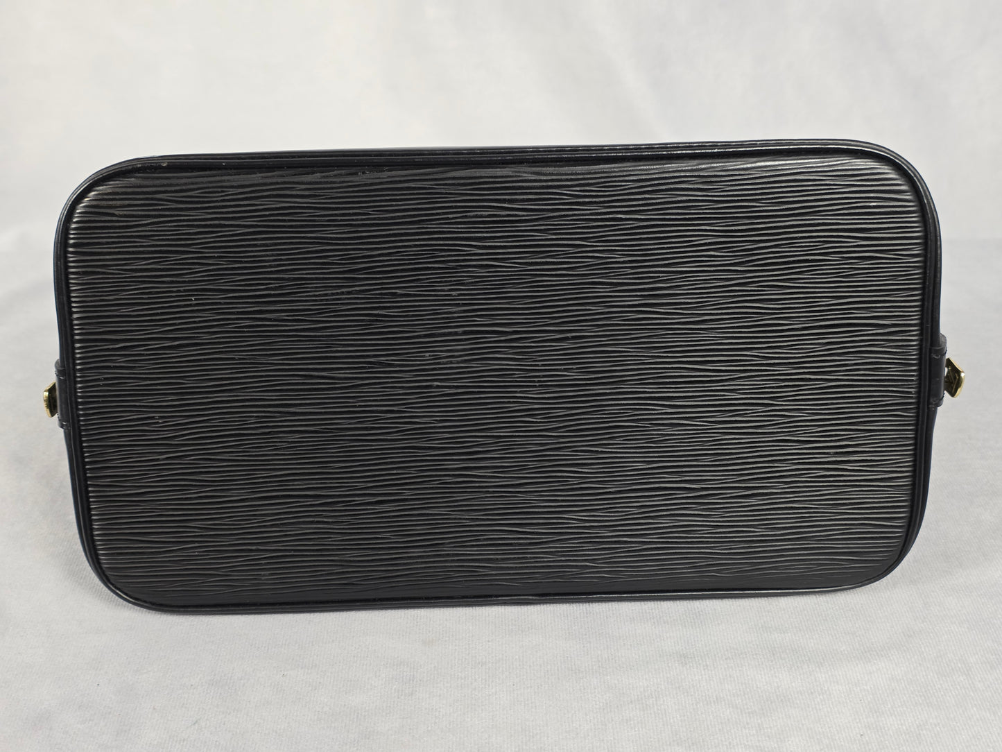 Louis Vuitton Black Epi Alma PM Handbag