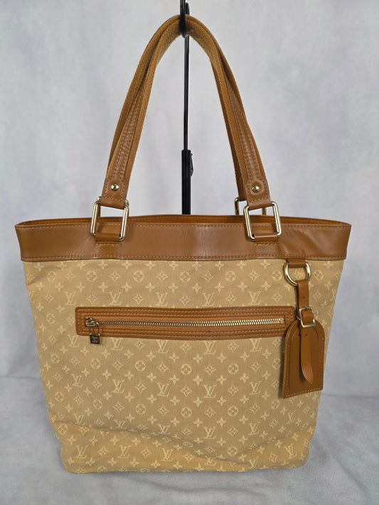Louis Vuitton Vintage Mini Lin Lucille GM Tote Bag