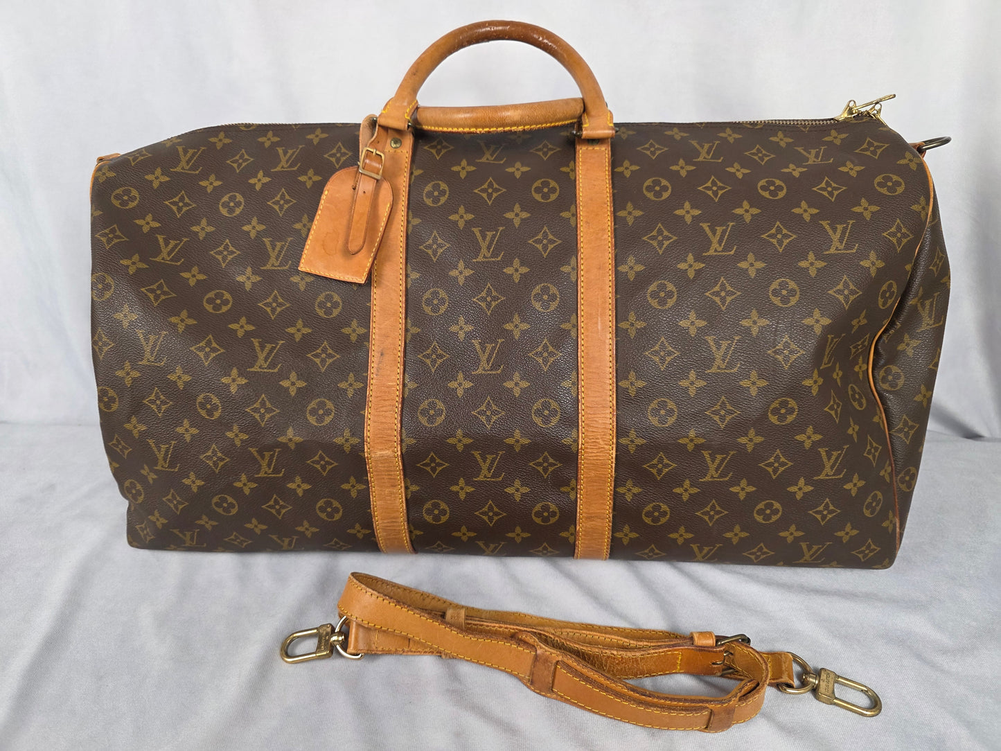 Louis Vuitton Vintage Monogram Keepall 60 Bandouliere