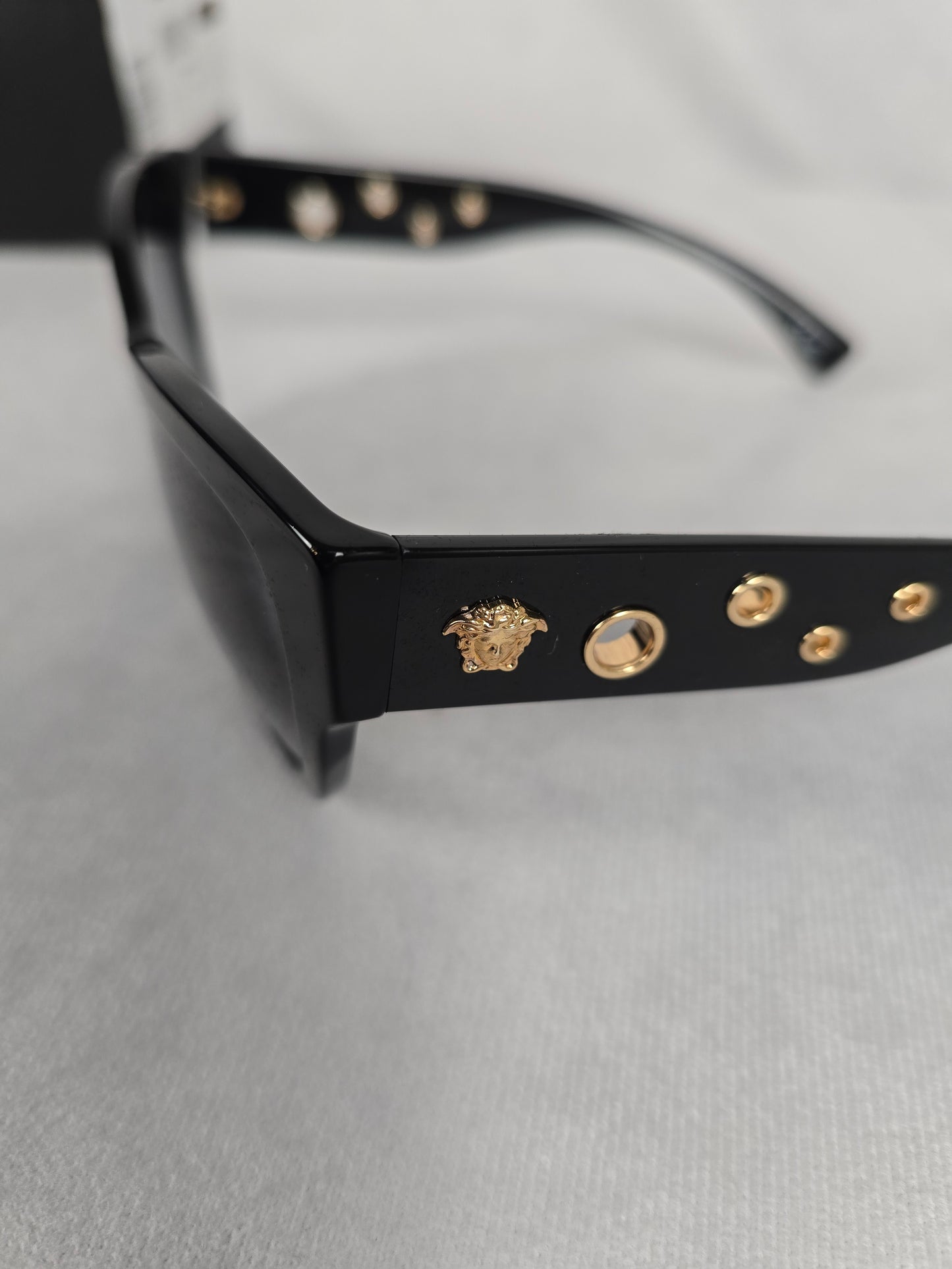 Versace Black Medusa Acetato Cat-Eye Sunglasses