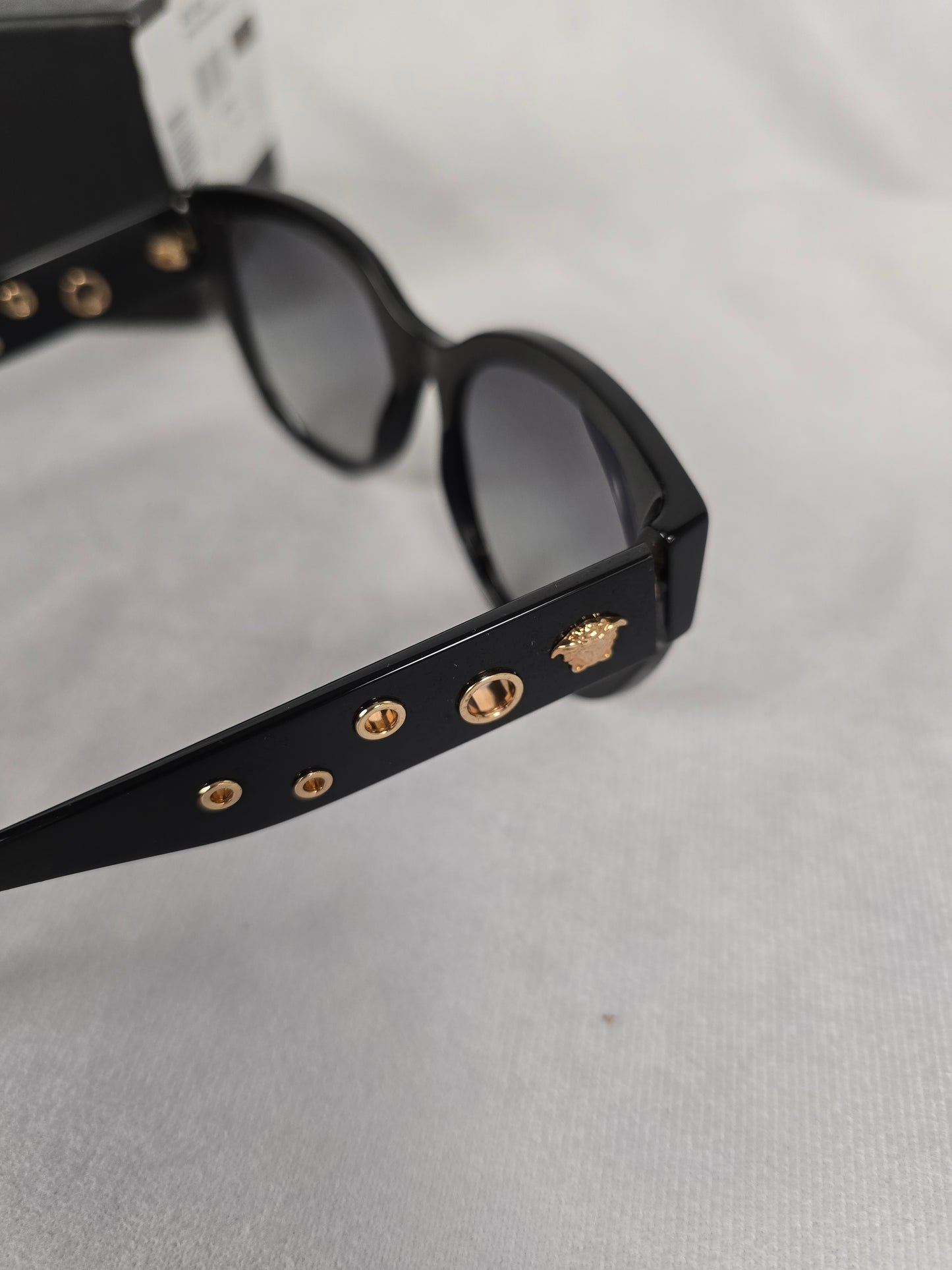 Versace Black Medusa Acetato Cat-Eye Sunglasses