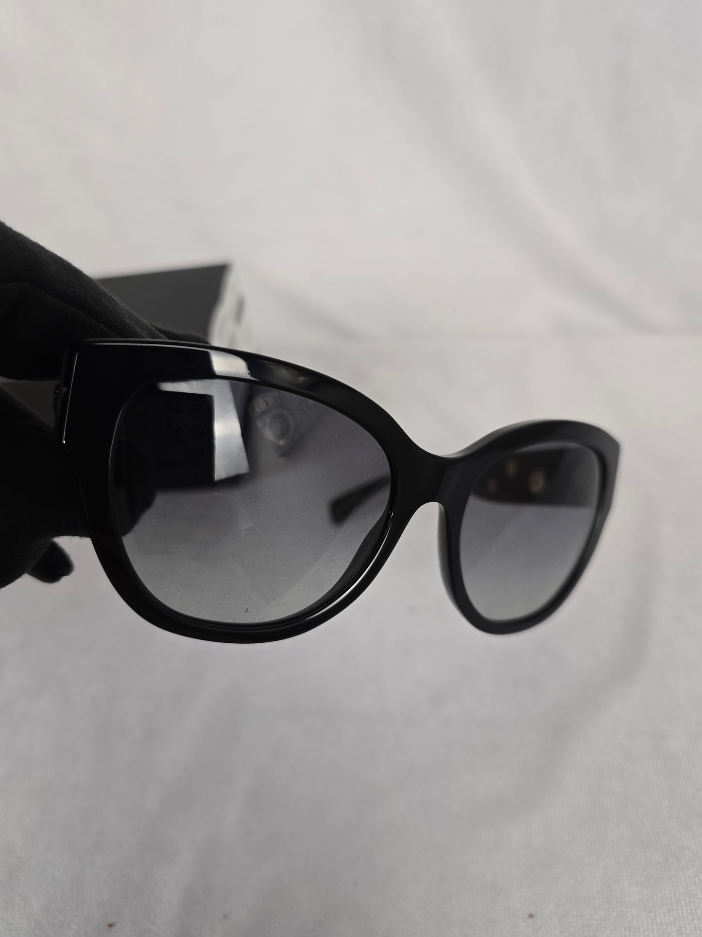 Versace Black Medusa Acetato Cat-Eye Sunglasses