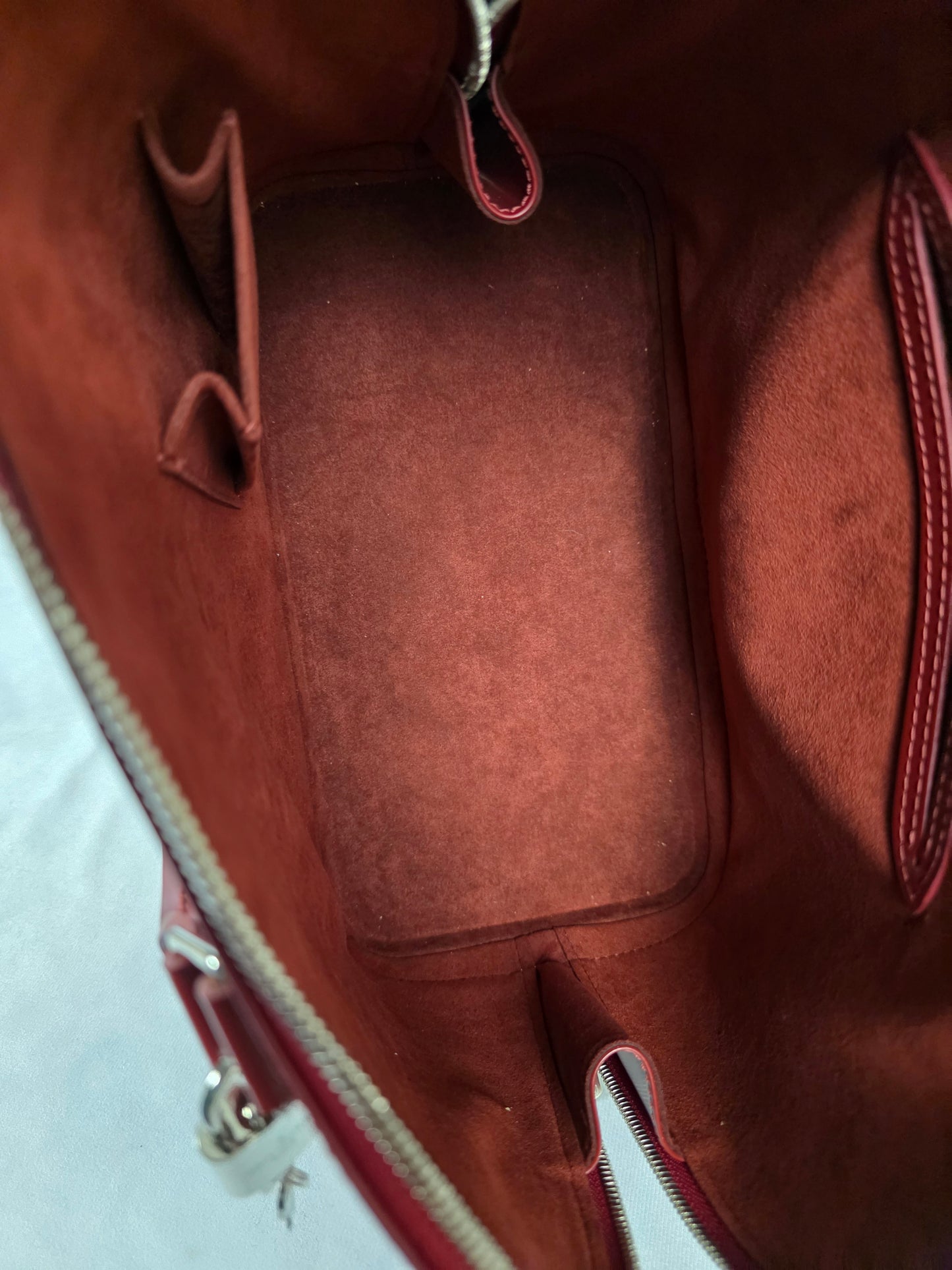 Louis Vuitton Red Epi Alma PM