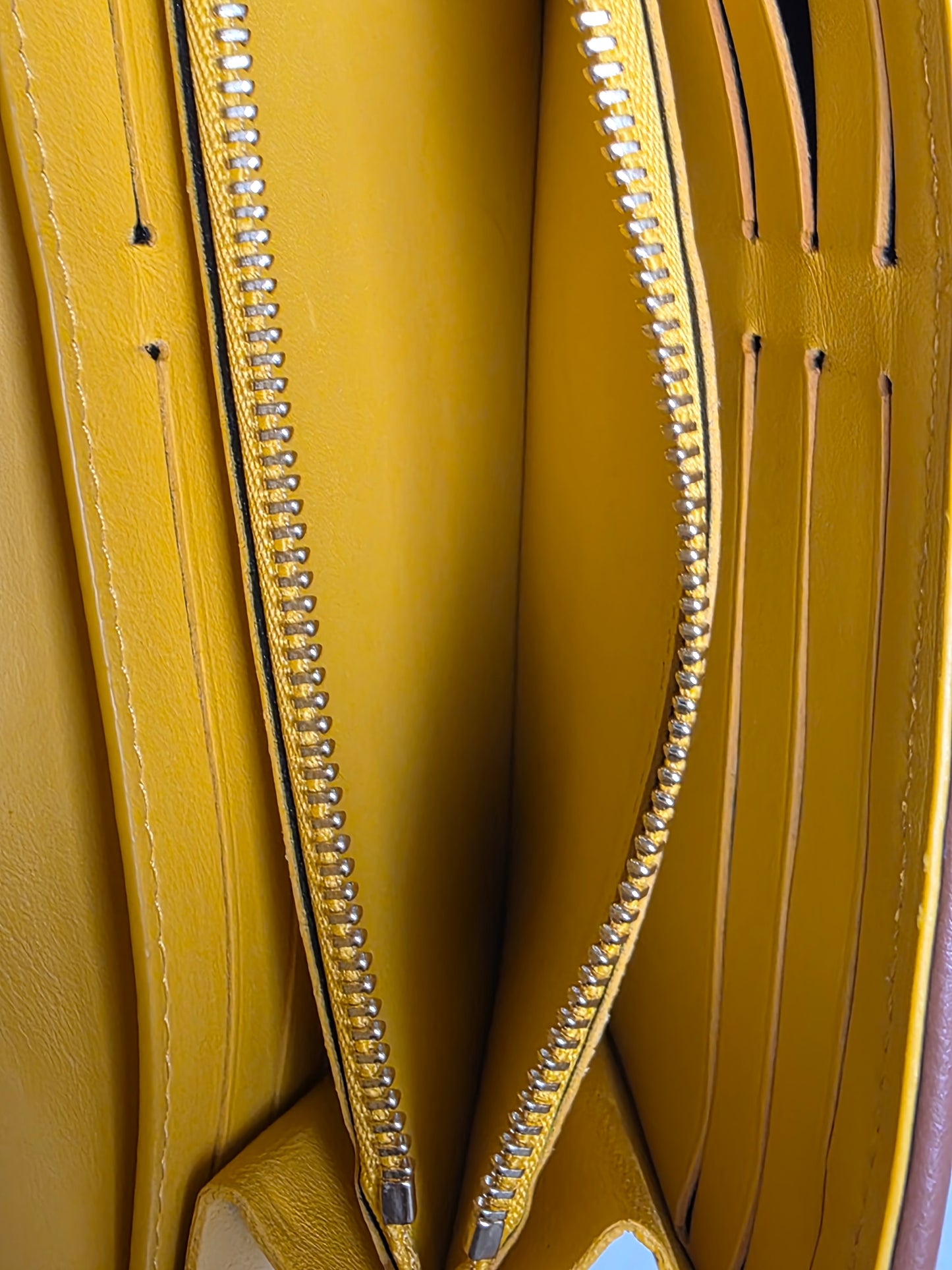 Louis Vuitton Limited Edition Yellow and Cream Portefeuille Capucines Striped Long Wallet