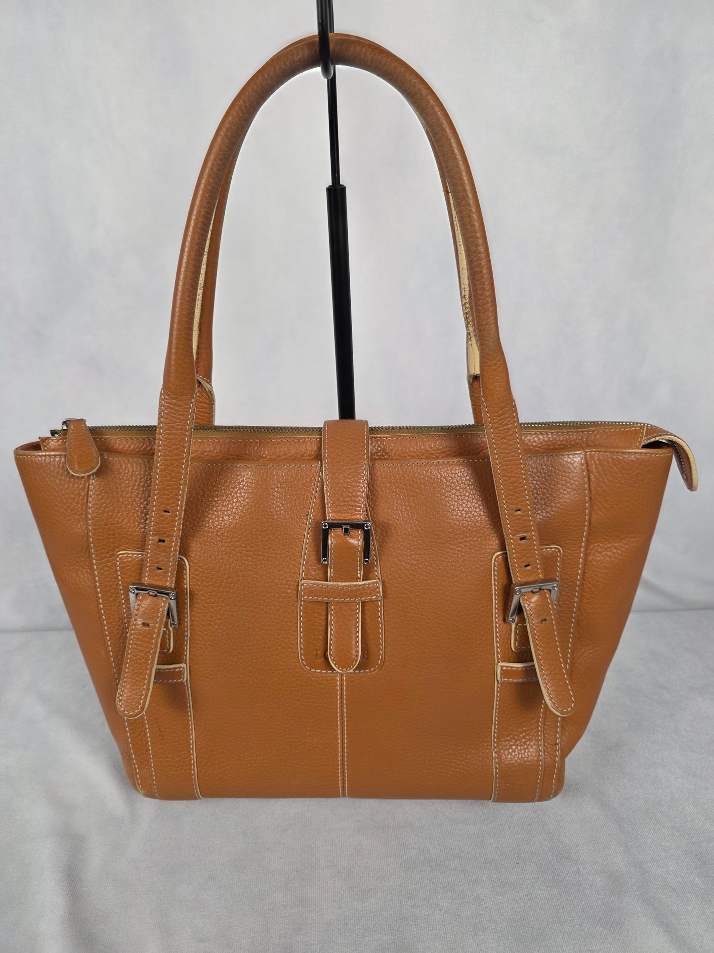 Loewe Brown Leather Senda Tote Bag