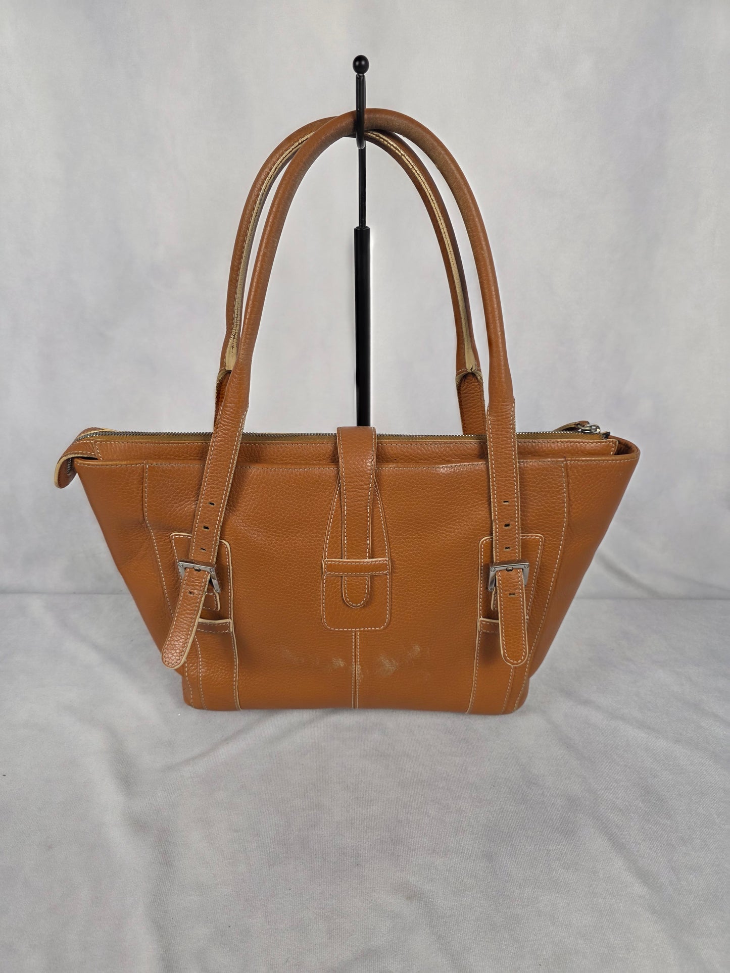 Loewe Brown Leather Senda Tote Bag
