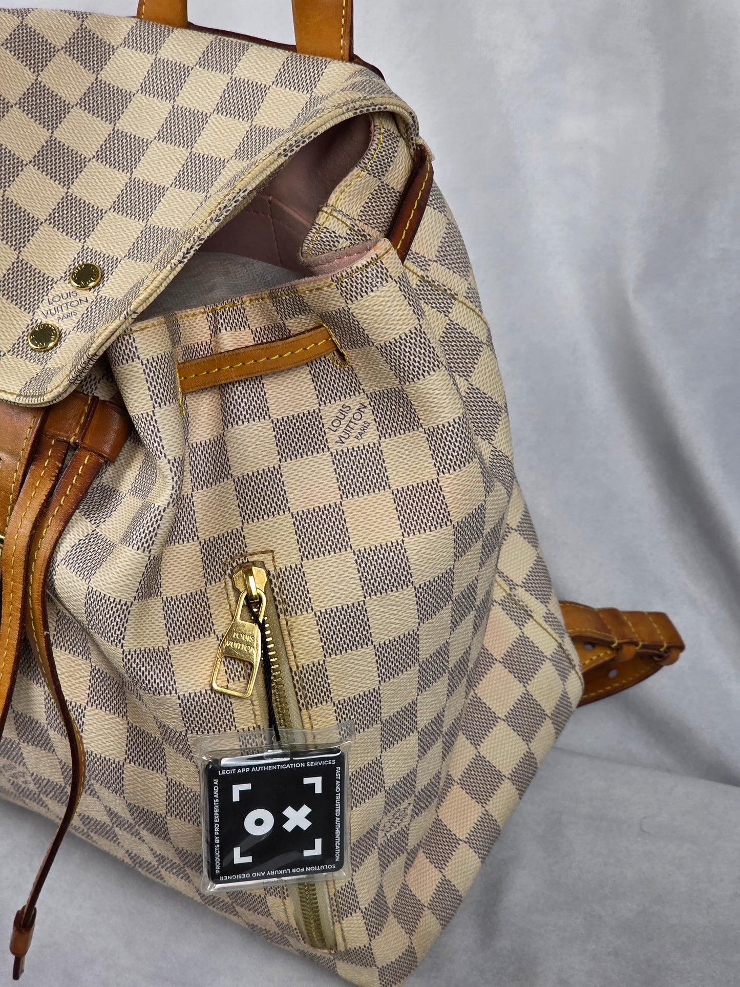 Louis Vuitton Damier Azur Sperone Backpack