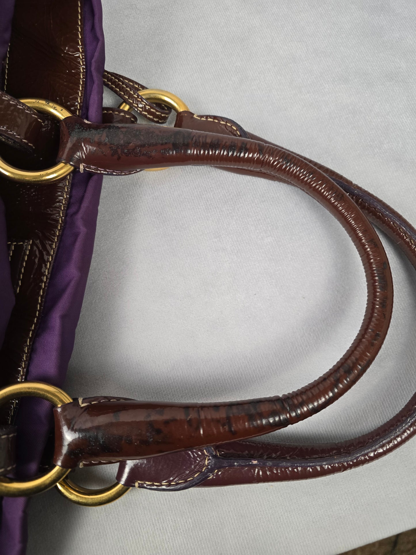 Prada Limited Edition Tessuto Pietre Jeweled Tote in Purple