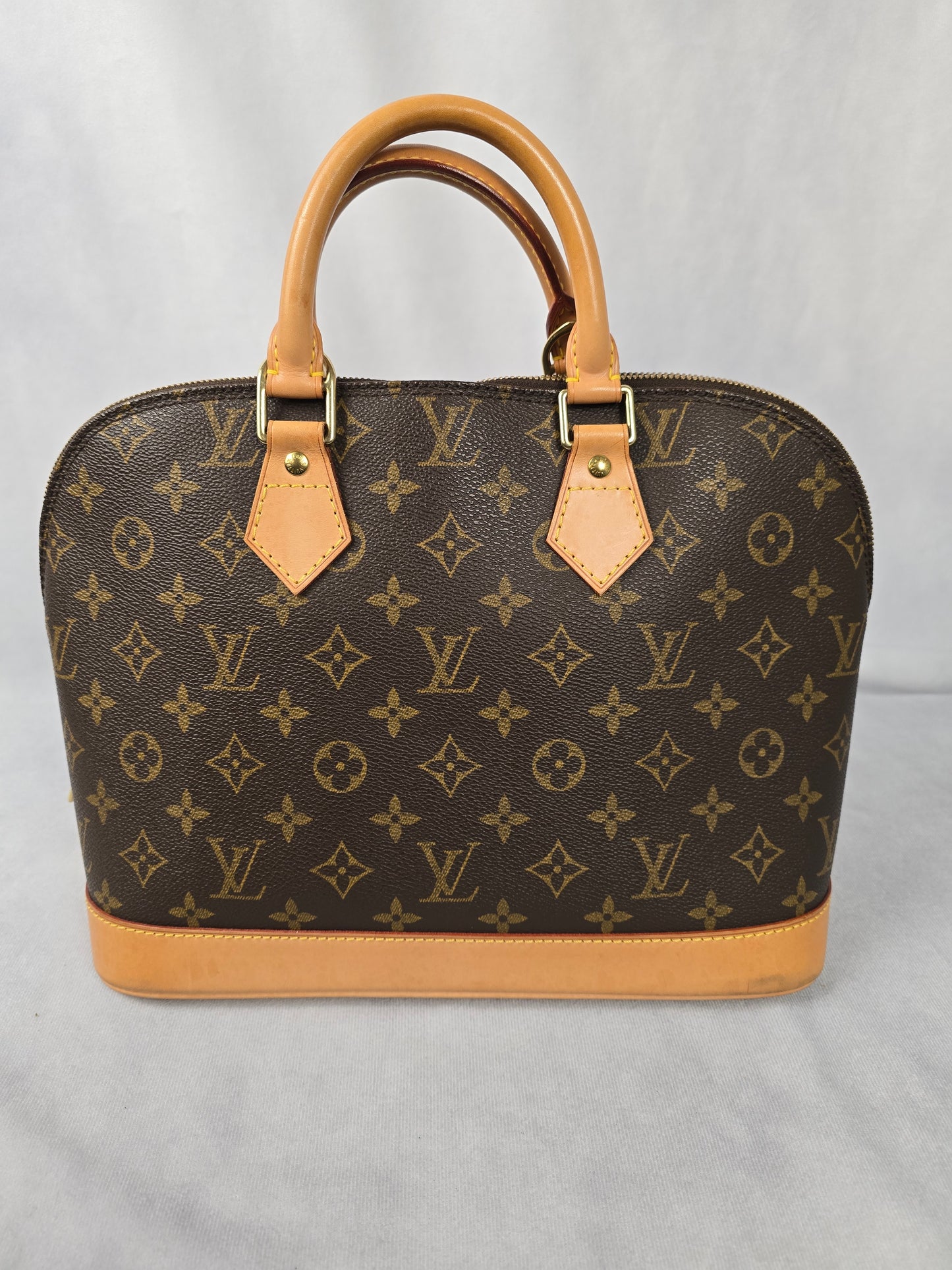 Louis Vuitton Brown Classic Monogram Canvas Alma PM