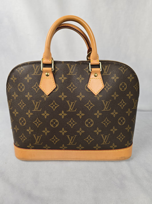 Louis Vuitton Brown Classic Monogram Canvas Alma PM