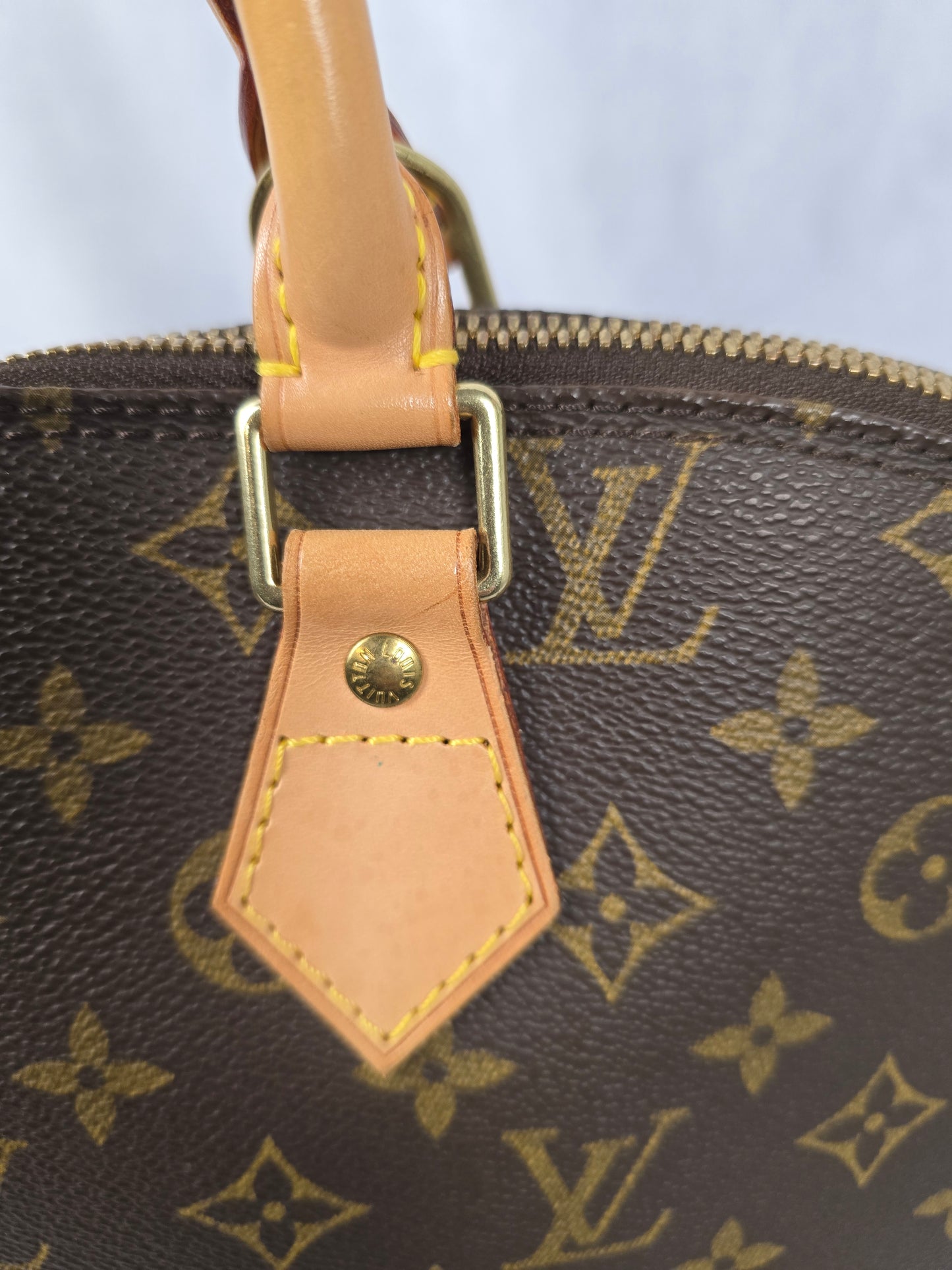 Louis Vuitton Brown Classic Monogram Canvas Alma PM