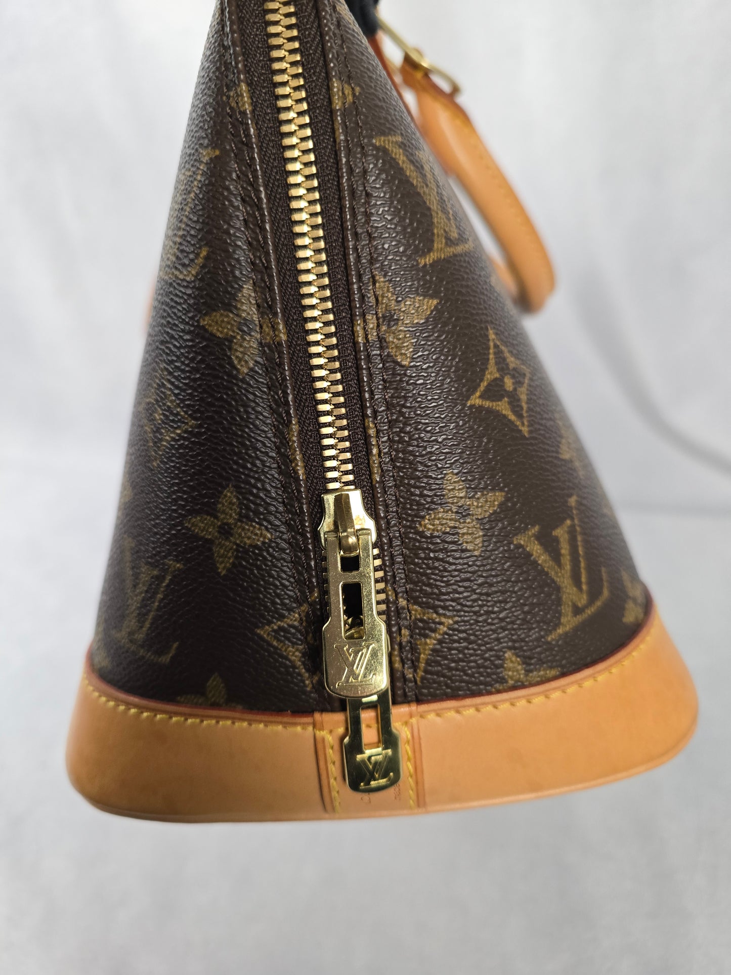 Louis Vuitton Brown Classic Monogram Canvas Alma PM