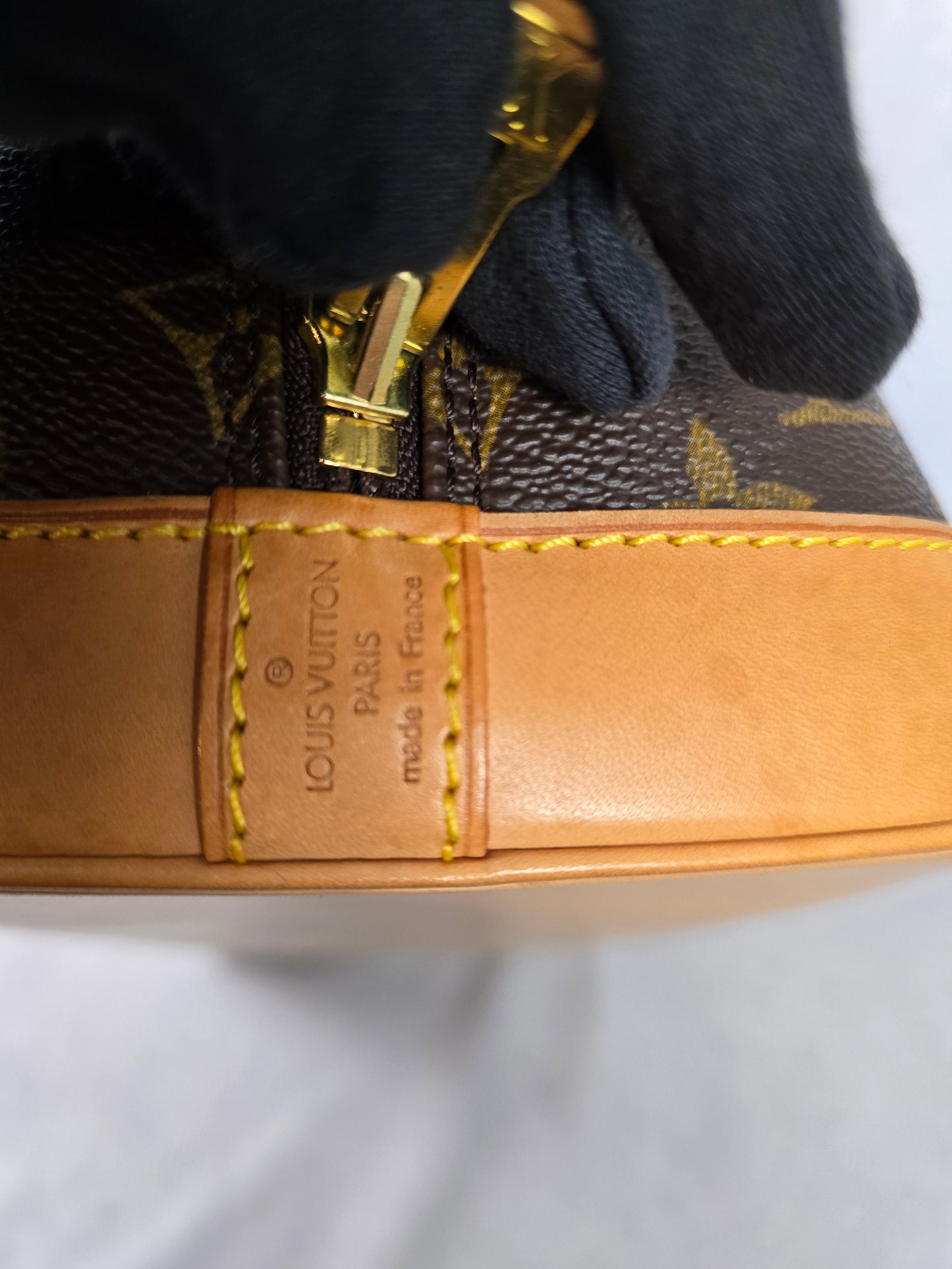 Louis Vuitton Brown Classic Monogram Canvas Alma PM