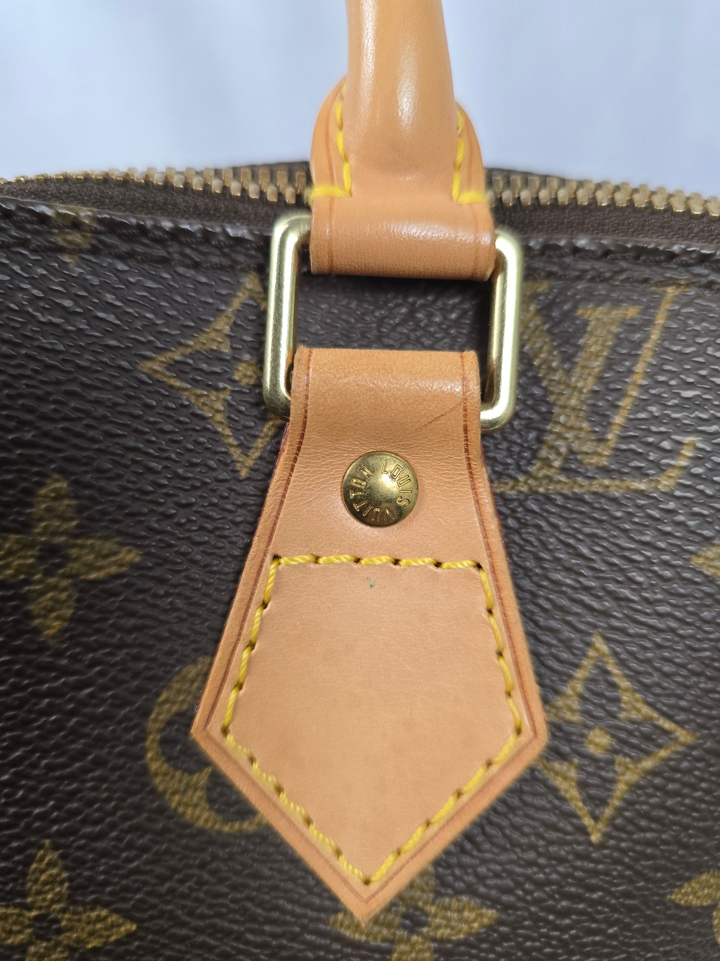 Louis Vuitton Brown Classic Monogram Canvas Alma PM