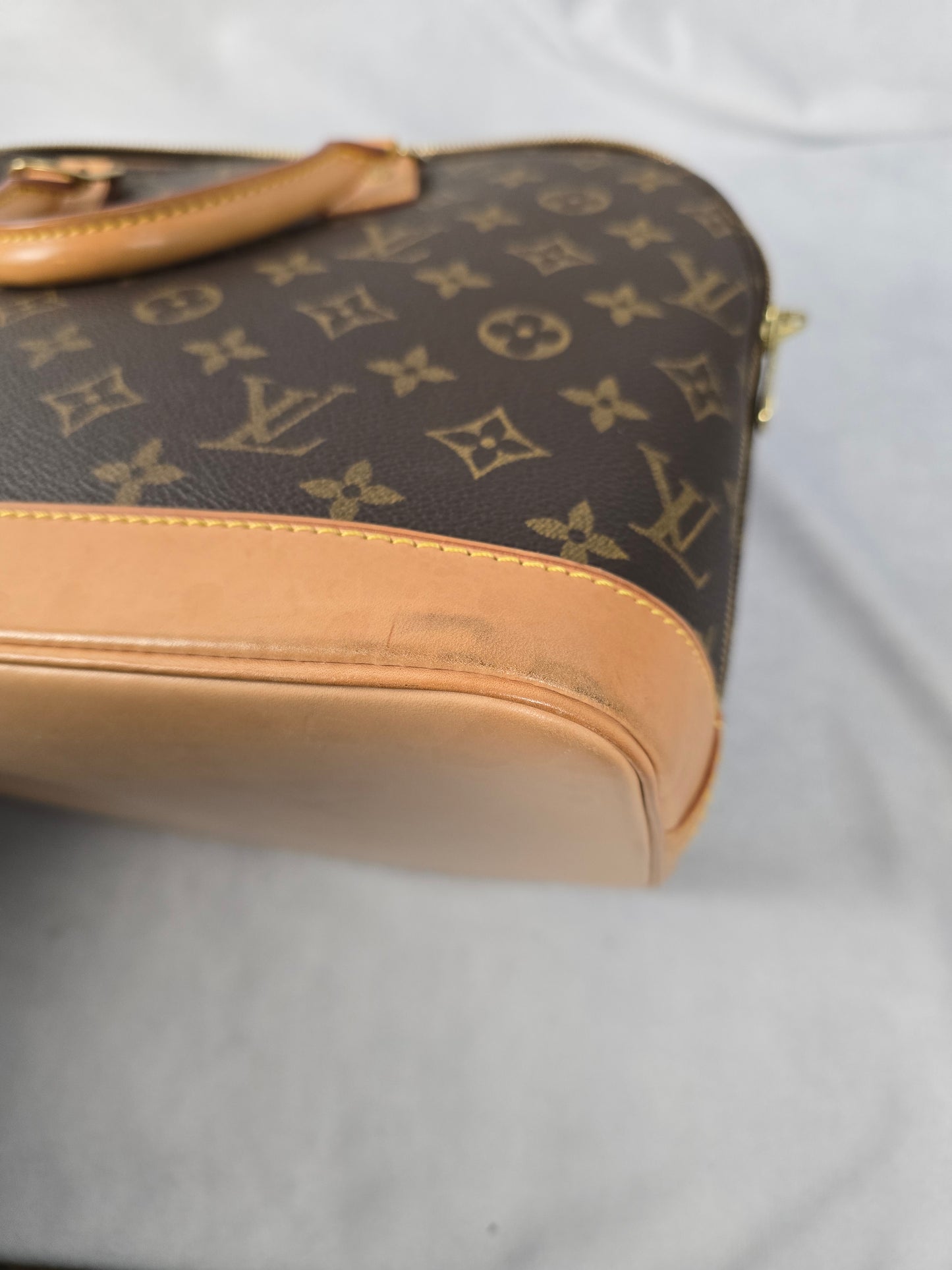 Louis Vuitton Brown Classic Monogram Canvas Alma PM