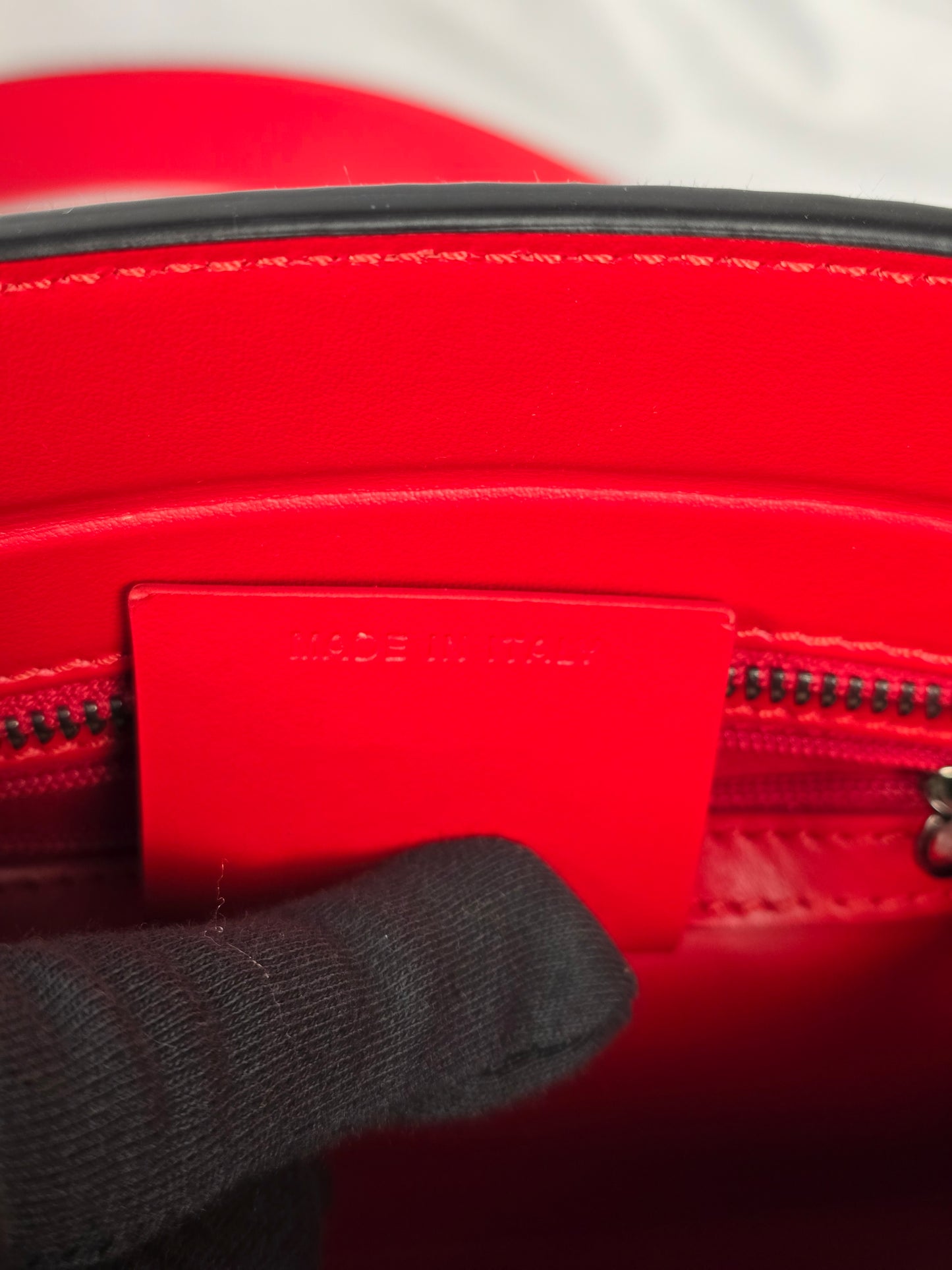 Christian Louboutin Paloma Mini Tote in Blue Denim/Leather Trim