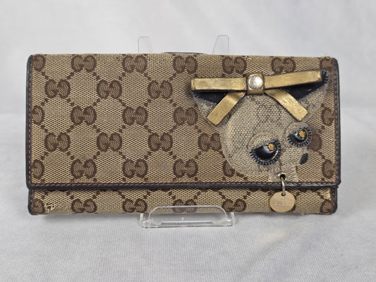Gucci Guccioli Brando Chihuahua Continental Wallet