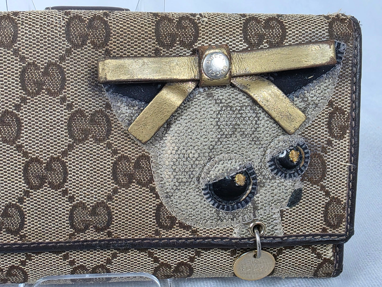 Gucci Guccioli Brando Chihuahua Continental Wallet