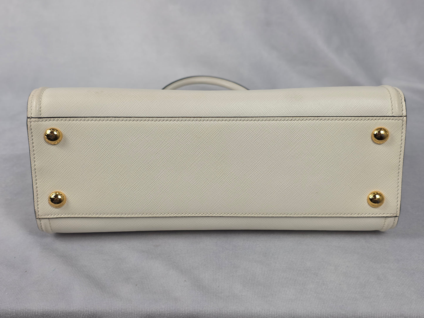 Prada Large Galleria Ivory Saffiano Leather Tote