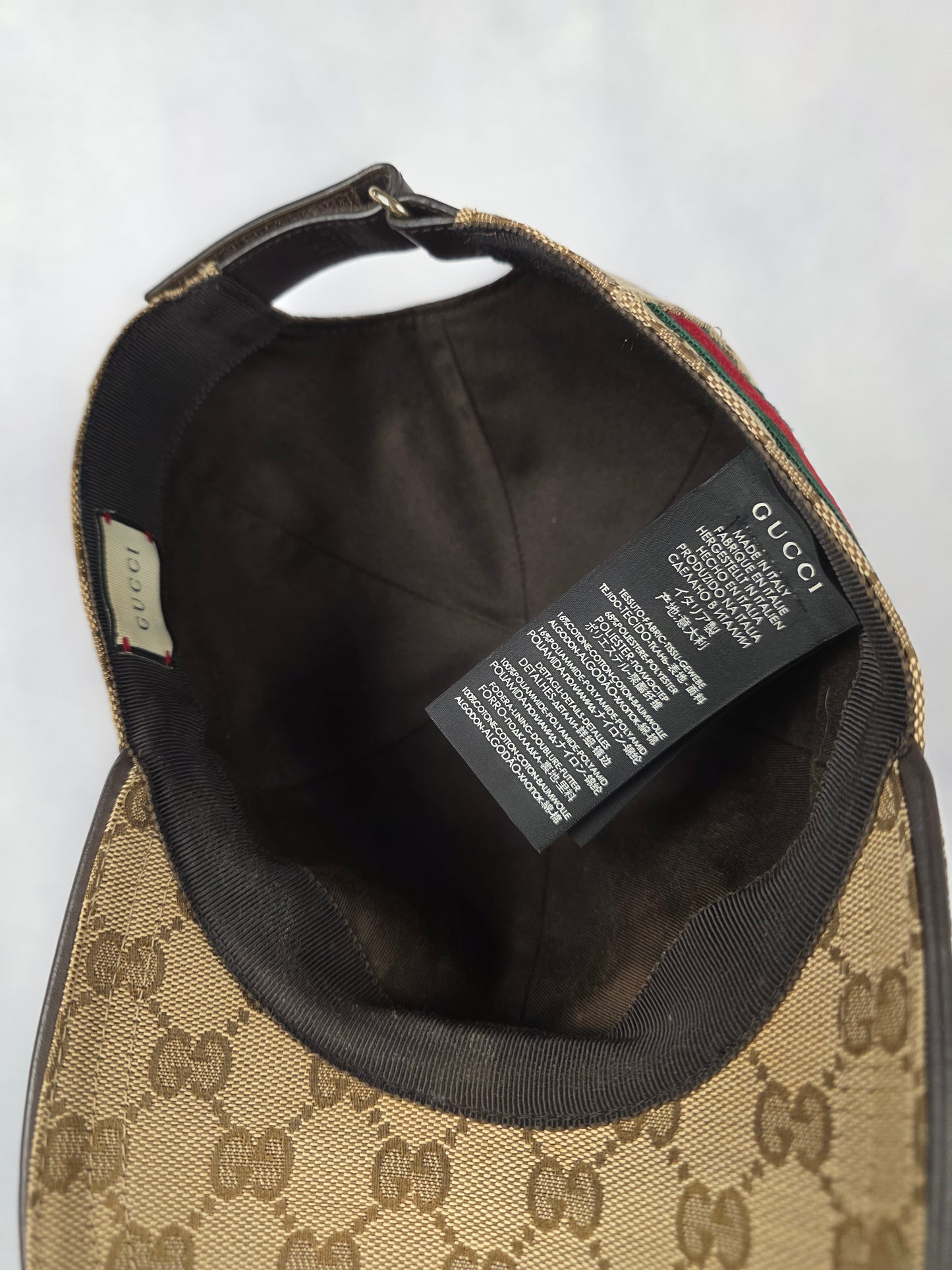 Gucci Original GG Baseball Hat, Size XL