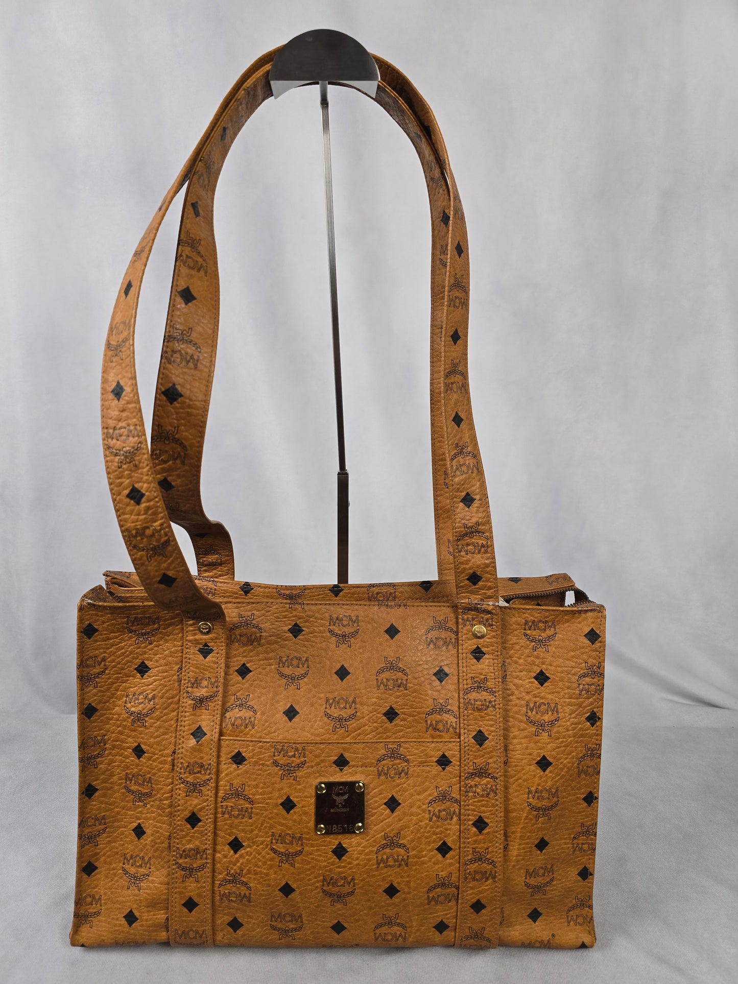 MCM Visetos Monogram Tote