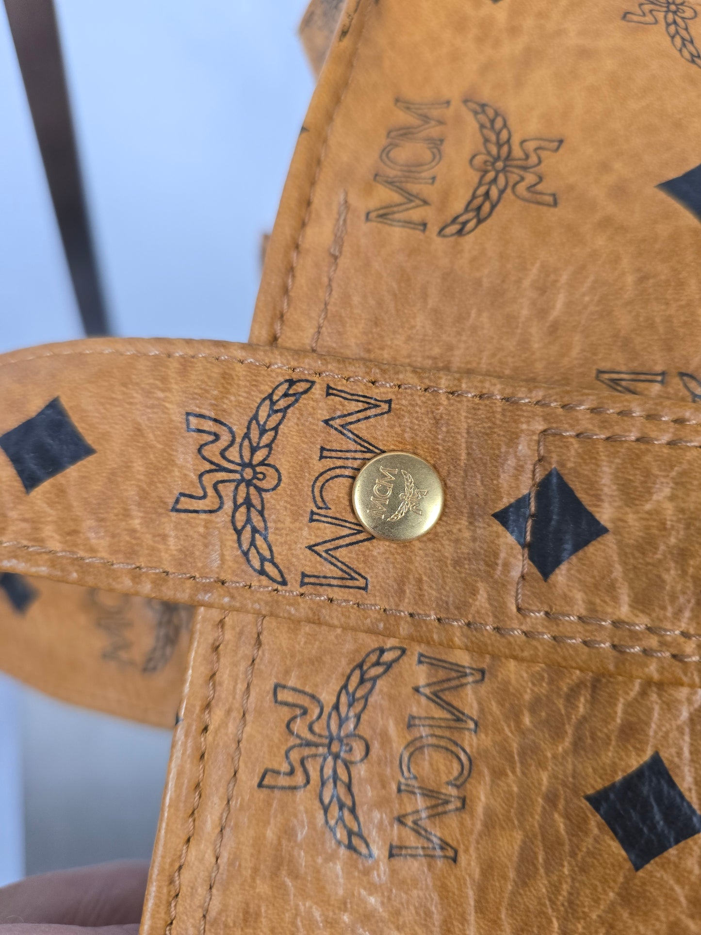 MCM Visetos Monogram Tote