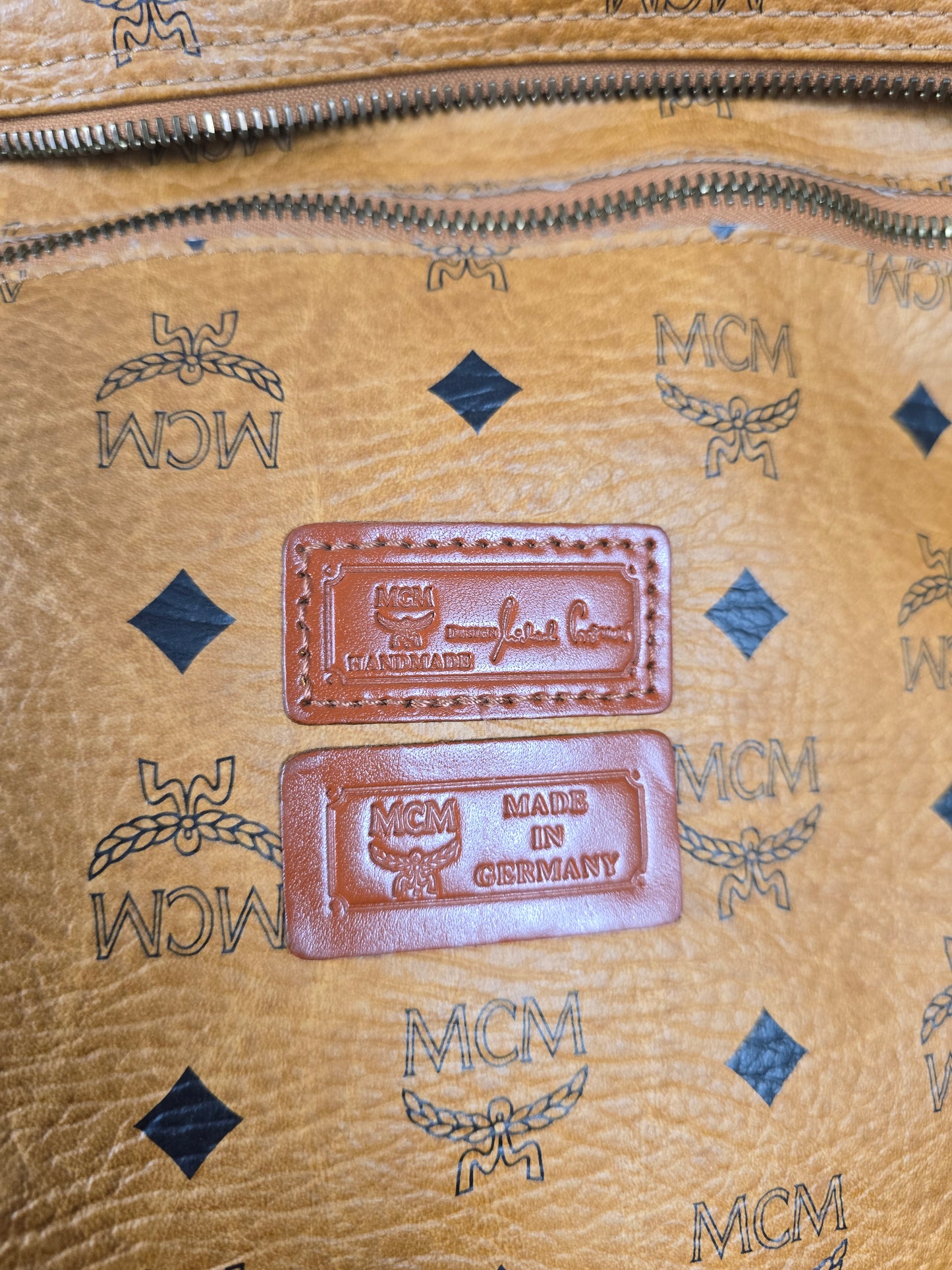 MCM Visetos Monogram Tote