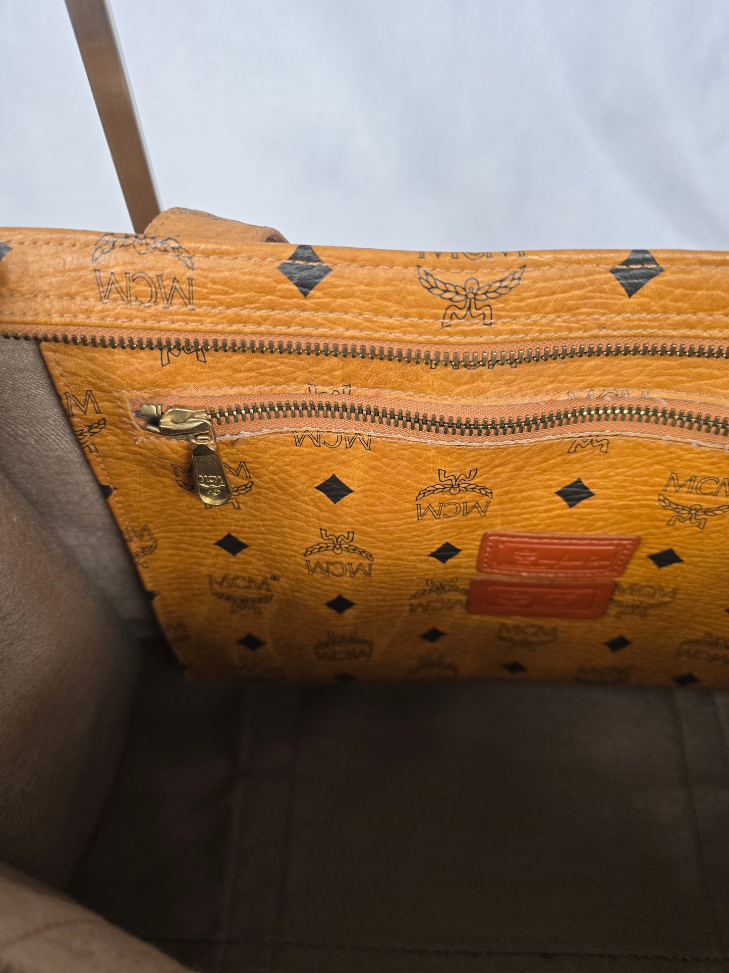 MCM Visetos Monogram Tote