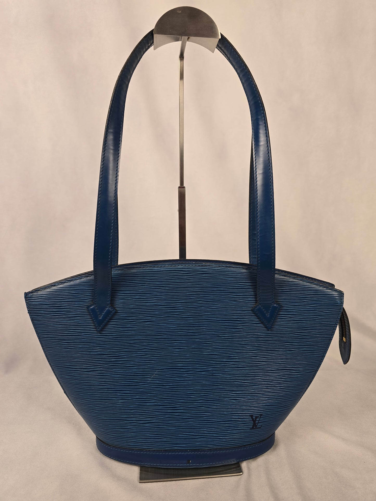Louis Vuitton St Jacques PM Blue Epi Shoulder Bag