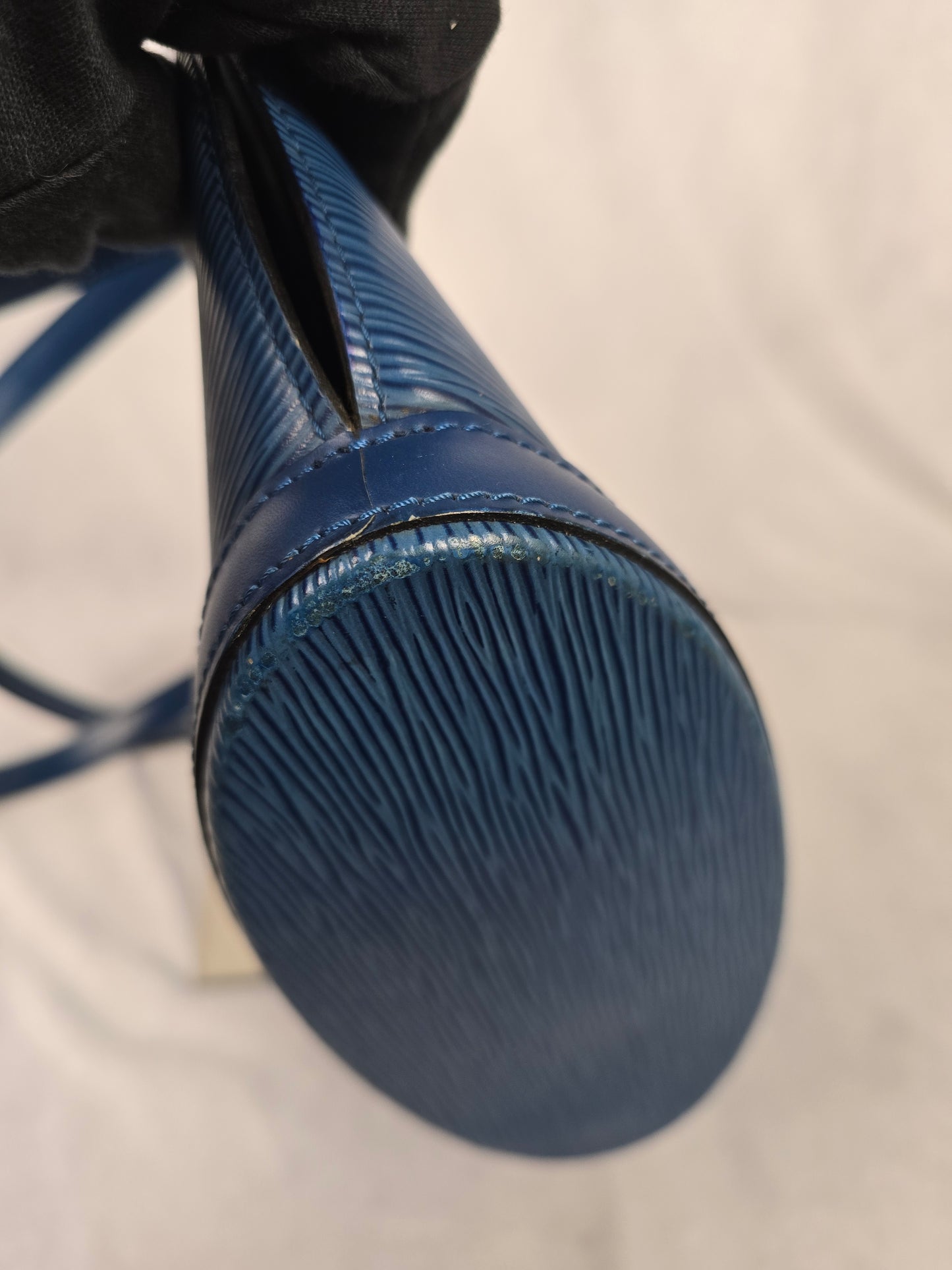 Louis Vuitton St Jacques PM Blue Epi Shoulder Bag