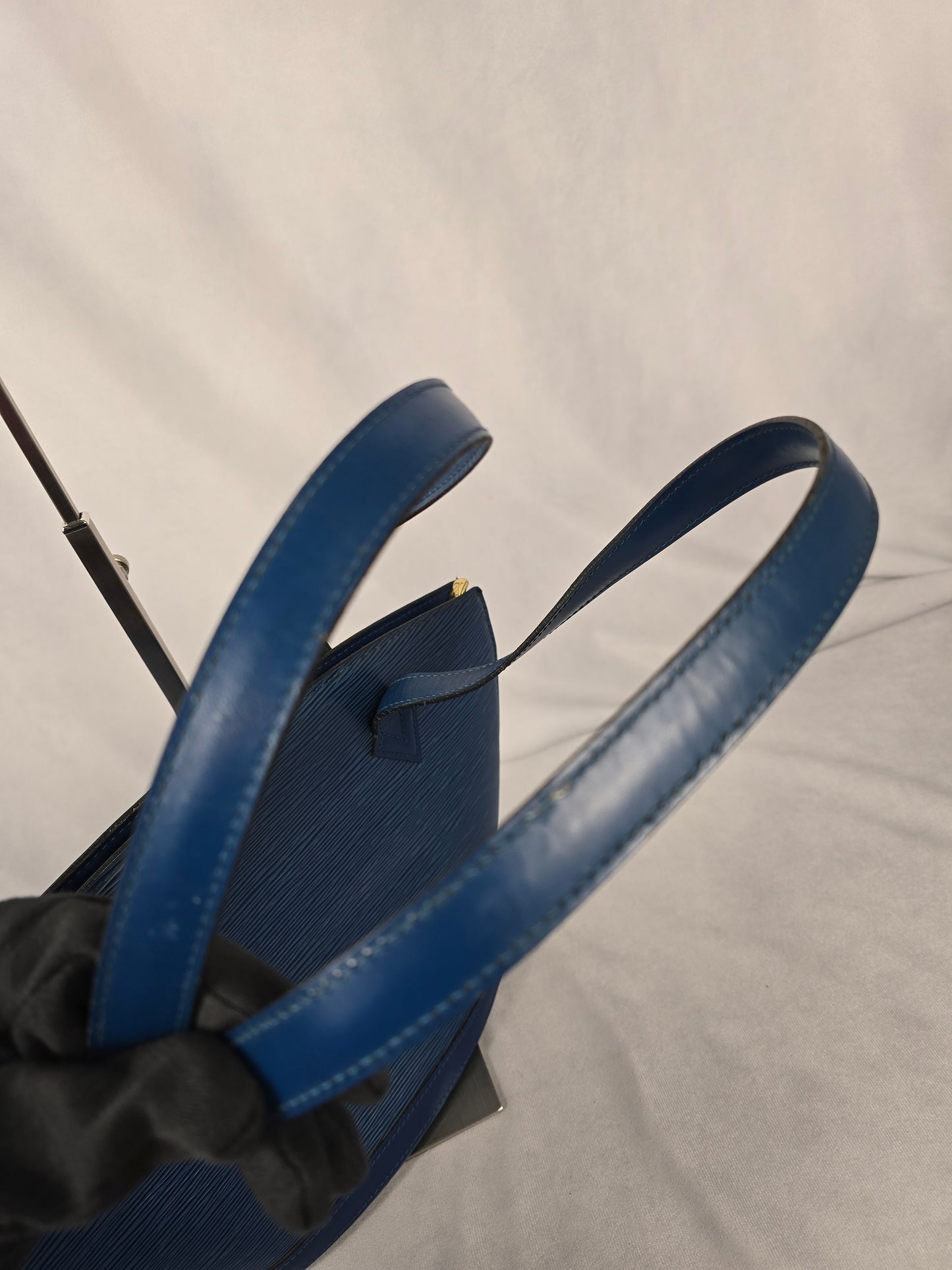 Louis Vuitton St Jacques PM Blue Epi Shoulder Bag