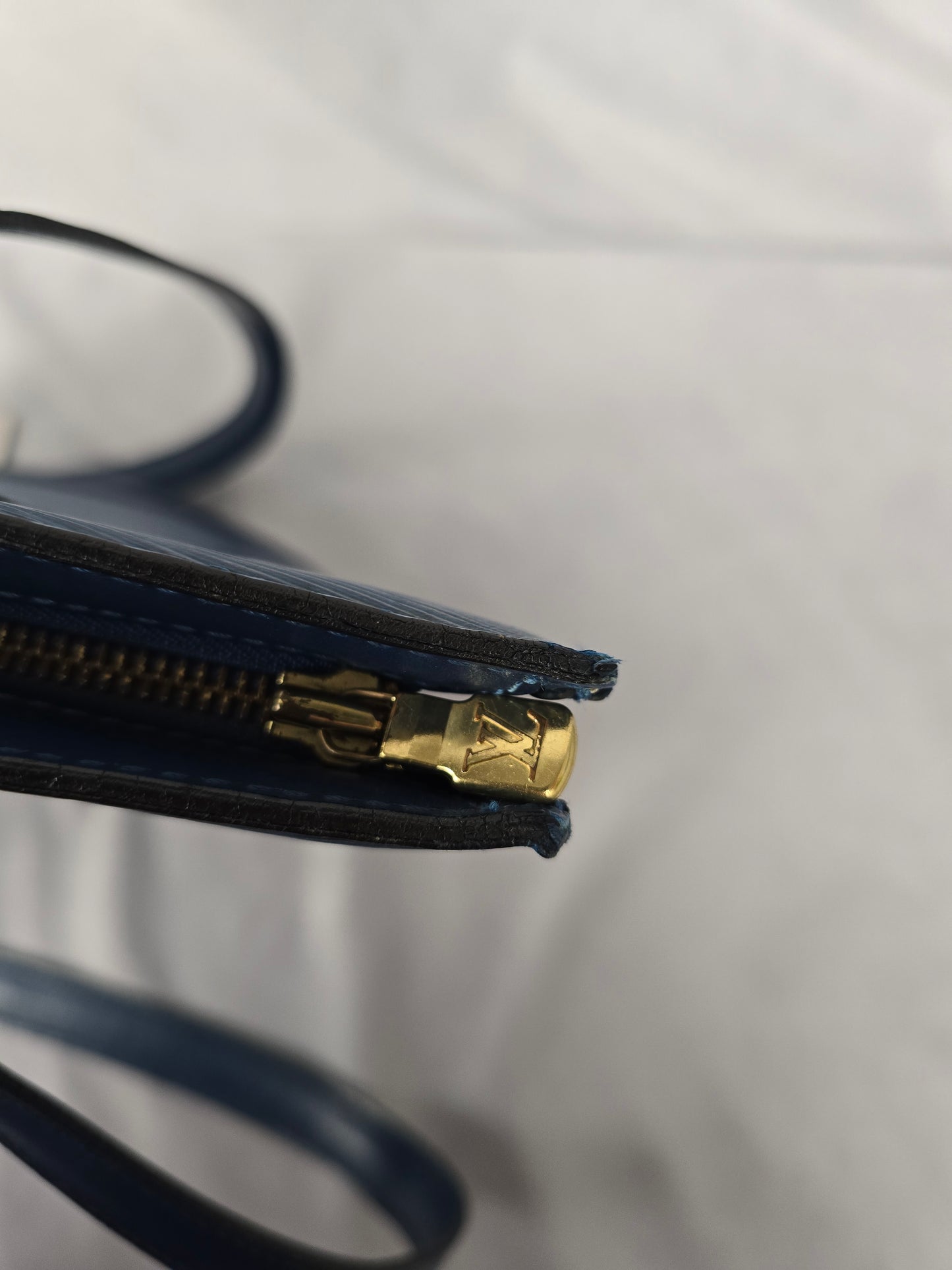 Louis Vuitton St Jacques PM Blue Epi Shoulder Bag