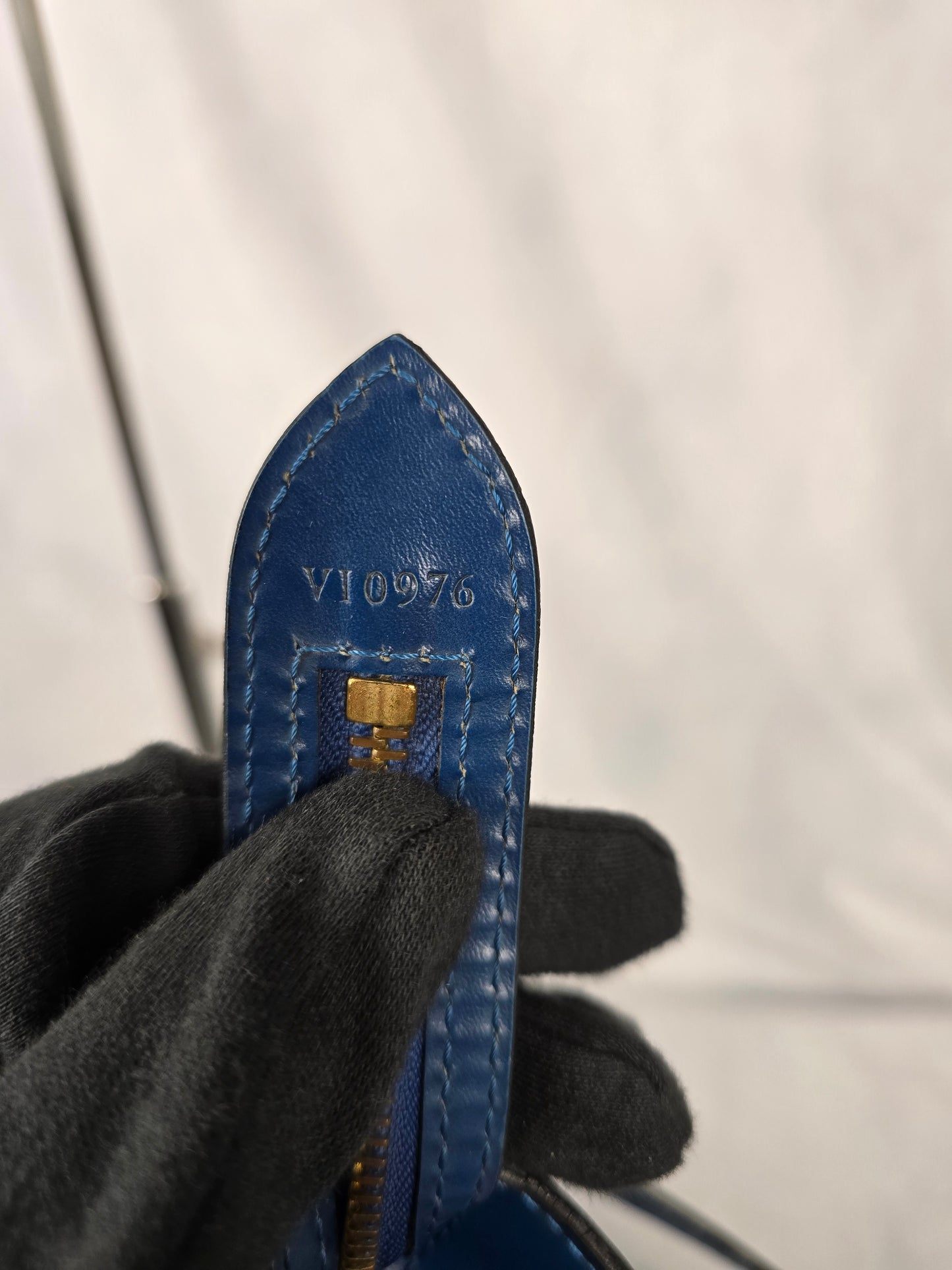 Louis Vuitton St Jacques PM Blue Epi Shoulder Bag