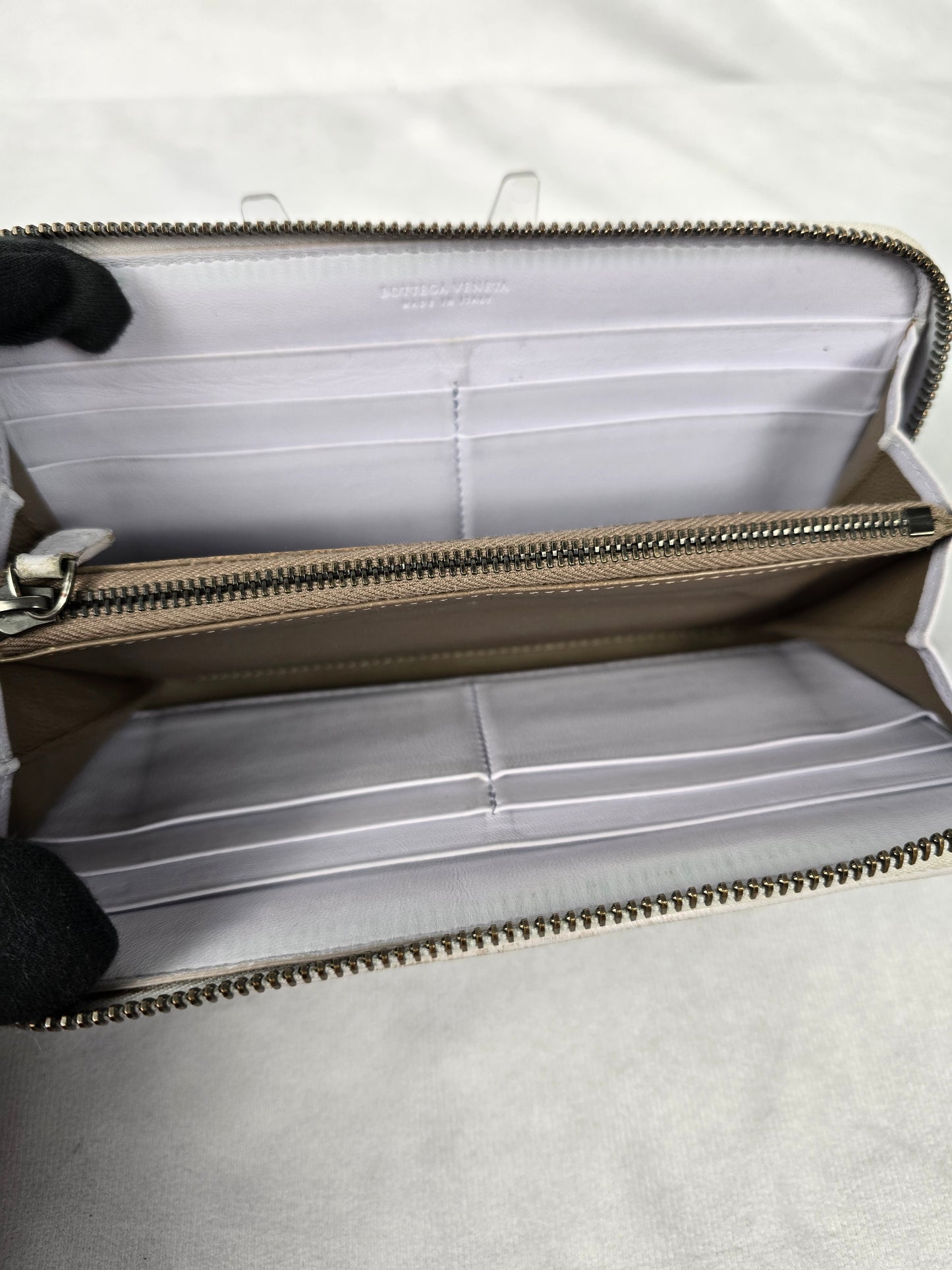 Bottega Veneta Mauve Intrecciato Leather Wallet