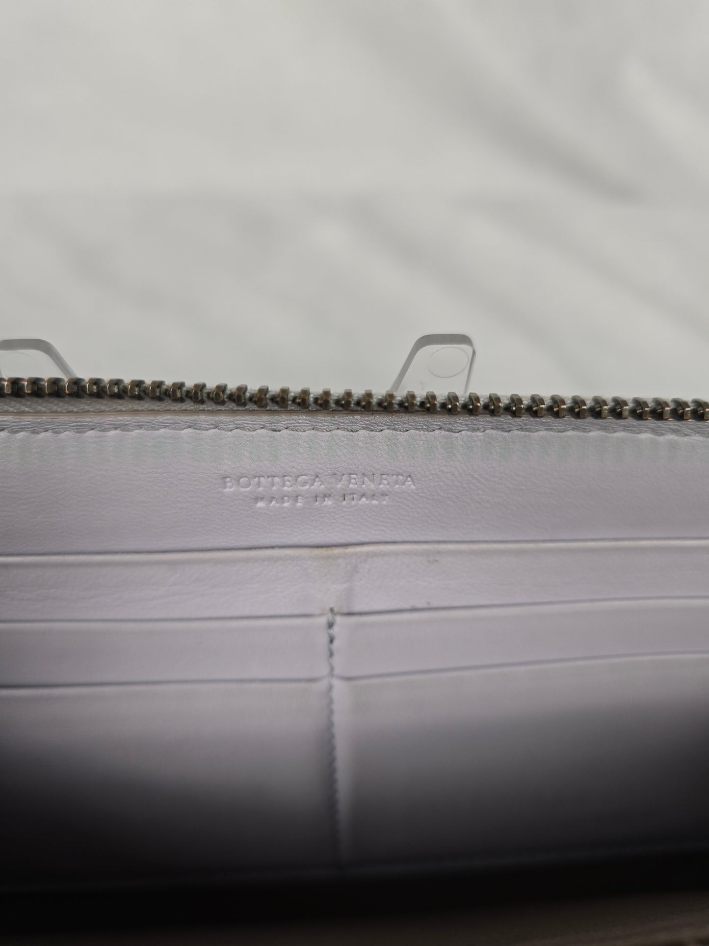 Bottega Veneta Mauve Intrecciato Leather Wallet