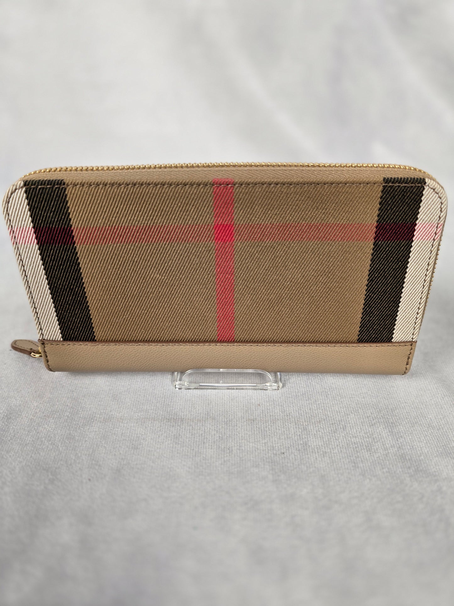 Burberry Check Zip Wallet - New Condition