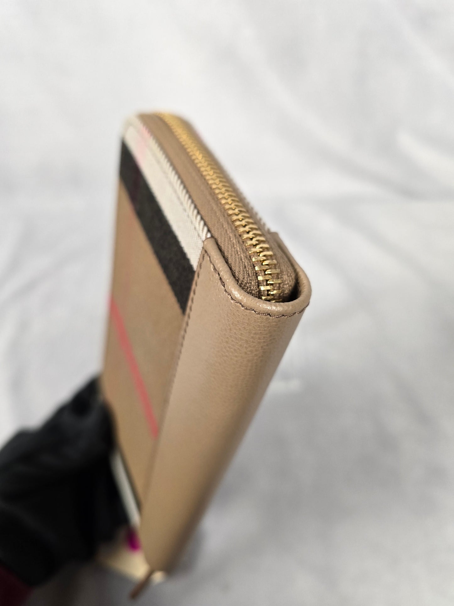 Burberry Check Zip Wallet - New Condition