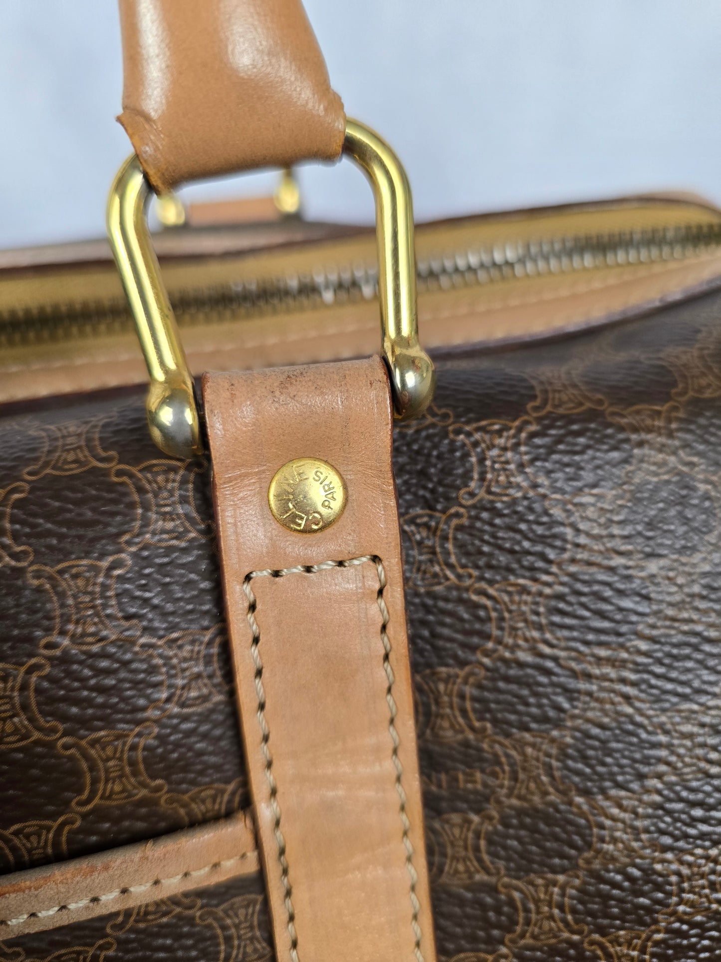 Celine Brown Boston Bag