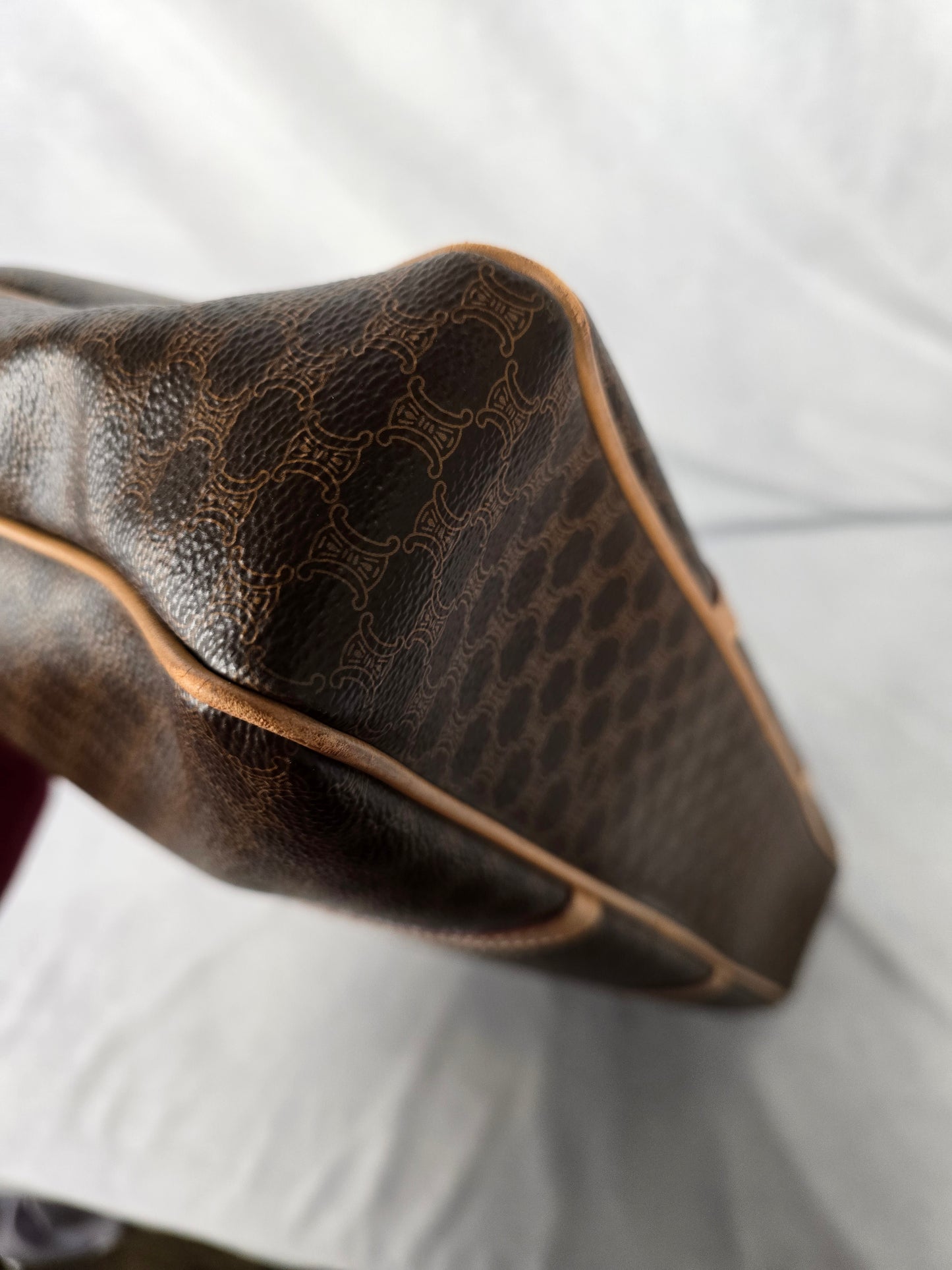 Celine Monogram Triomphe Business Briefcase/Laptop Bag/Tote